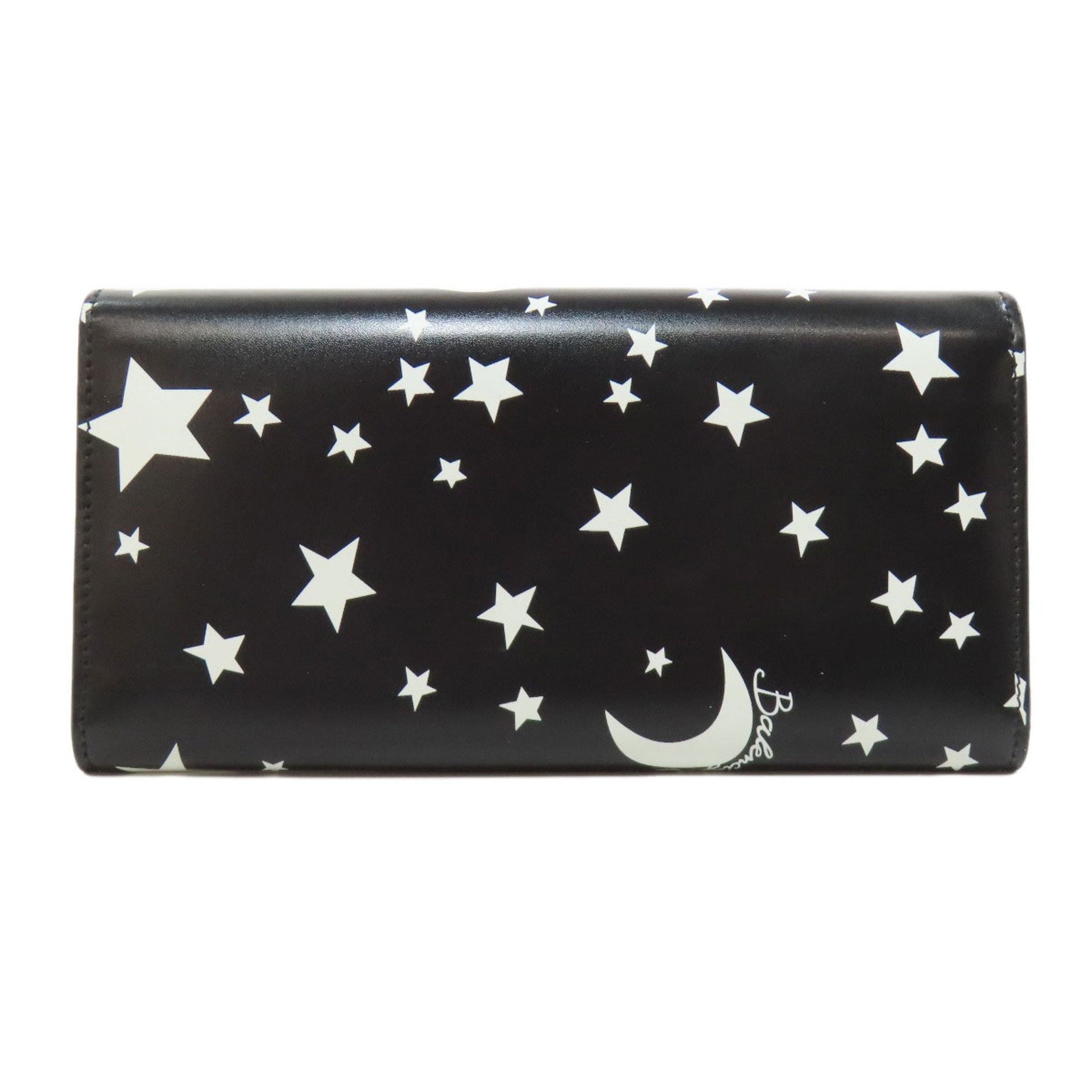 Balenciaga Star Motif Long Wallet Calfskin