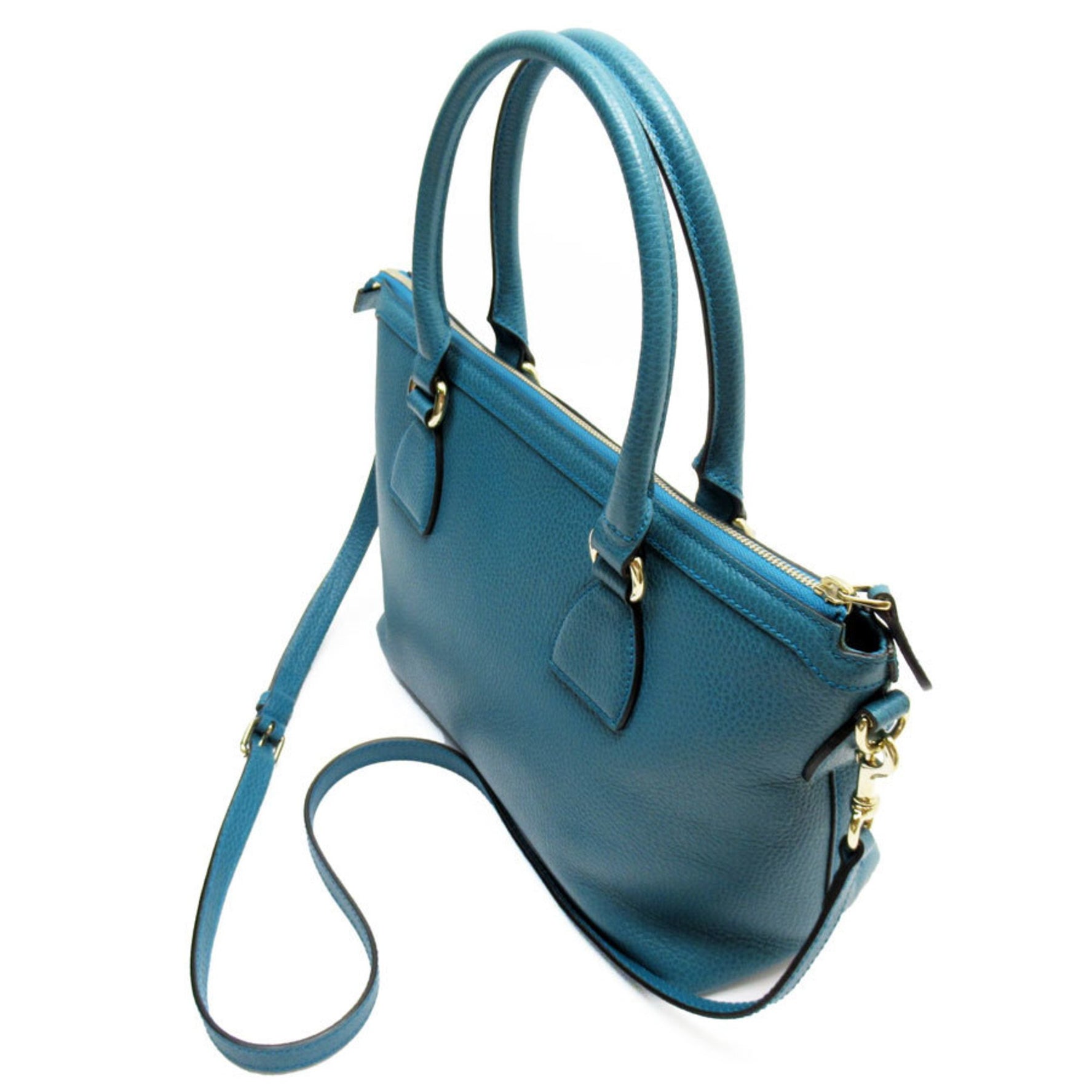 GUCCI Handbag Shoulder Bag Interlocking G Leather