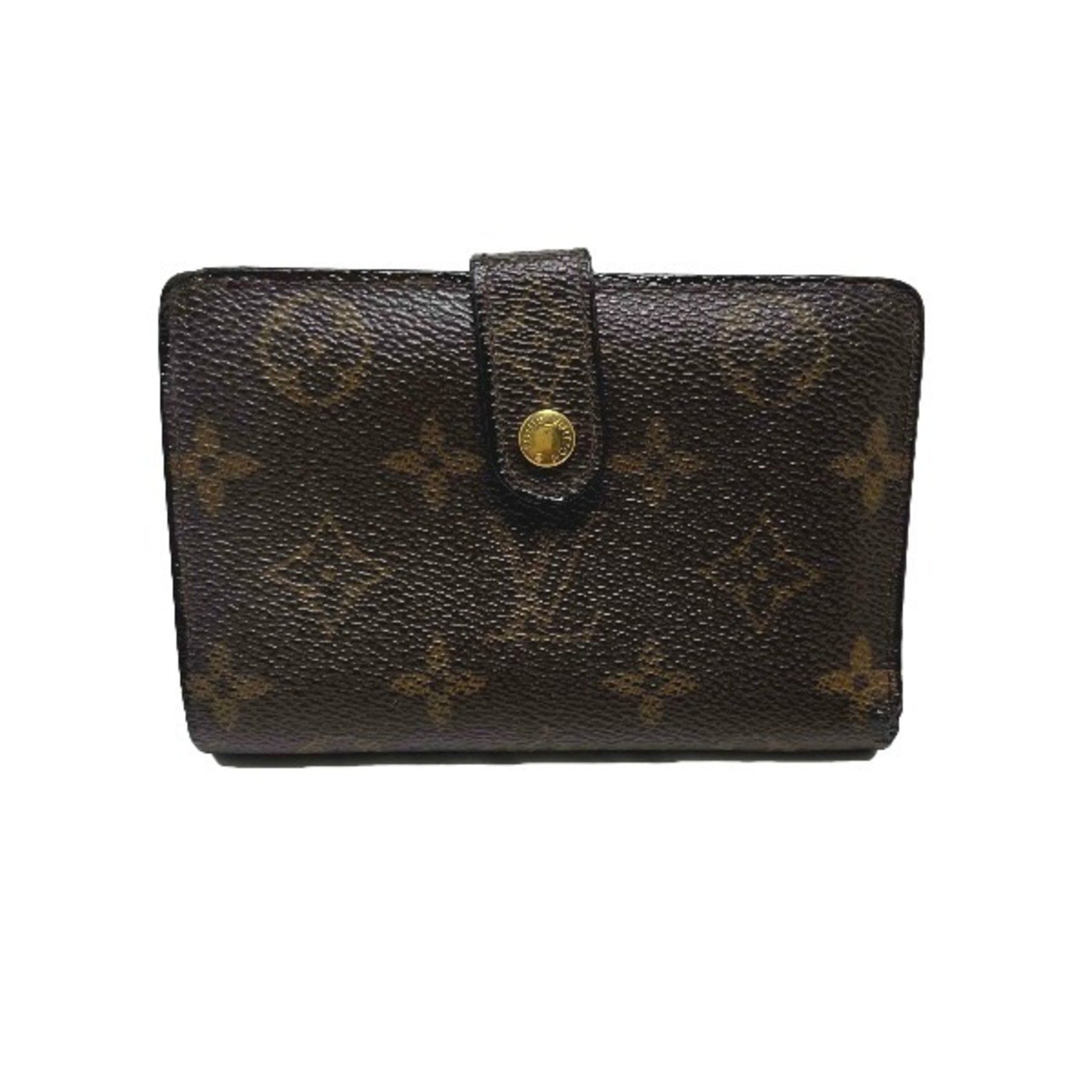 Louis Vuitton Porte Monebier Vienois Monogram Clasp Wallet with Card Pocket Bifold LV
