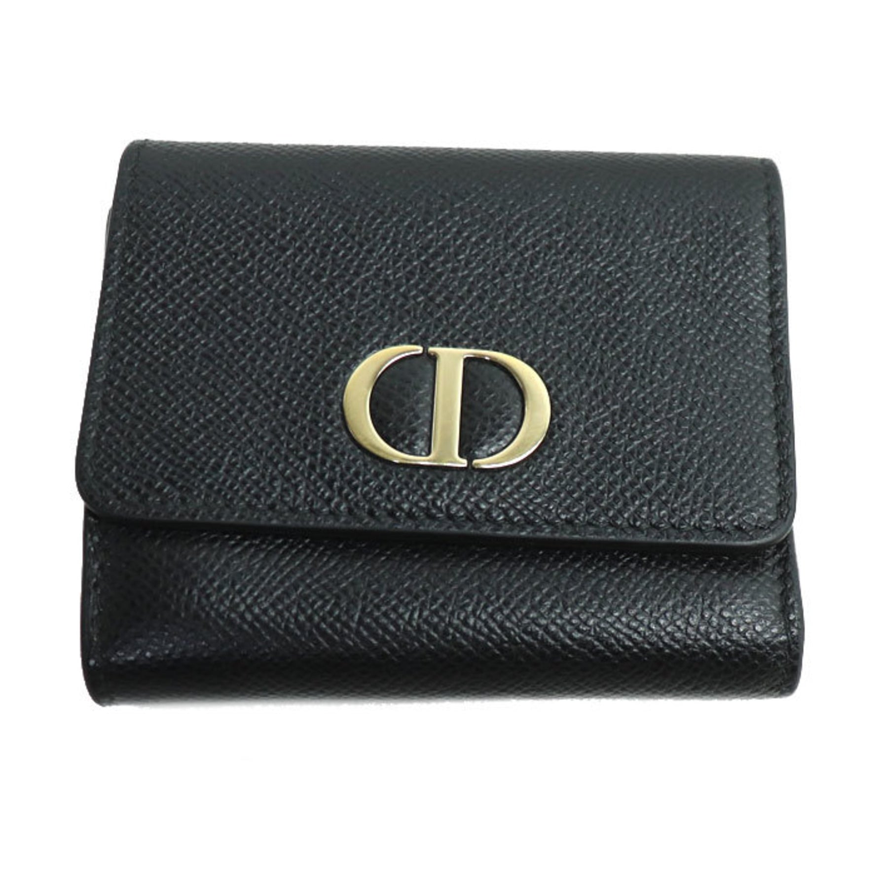 Christian Dior 30 Montaigne Lotus Compact Wallet Tri-fold