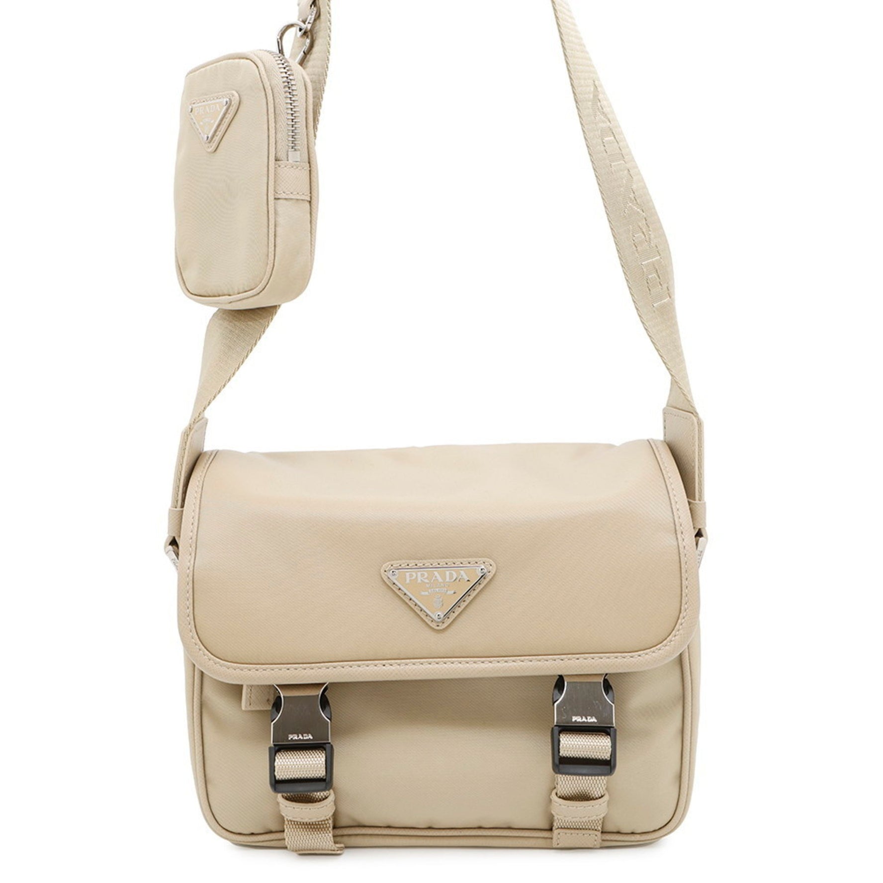 Prada Shoulder Bag Re-Nylon x Saffiano Nylon