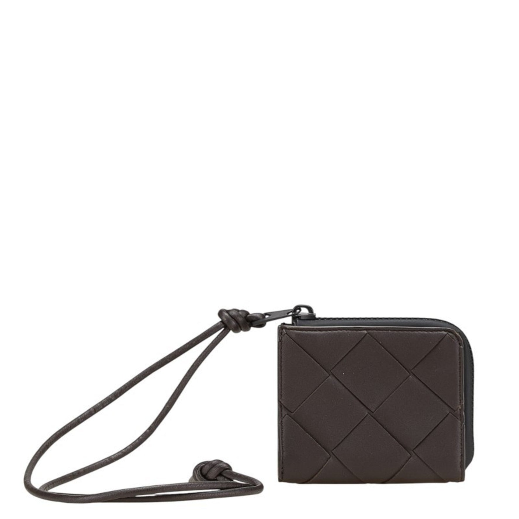 Bottega Veneta Maxi Intrecciato Coin Case in Leather