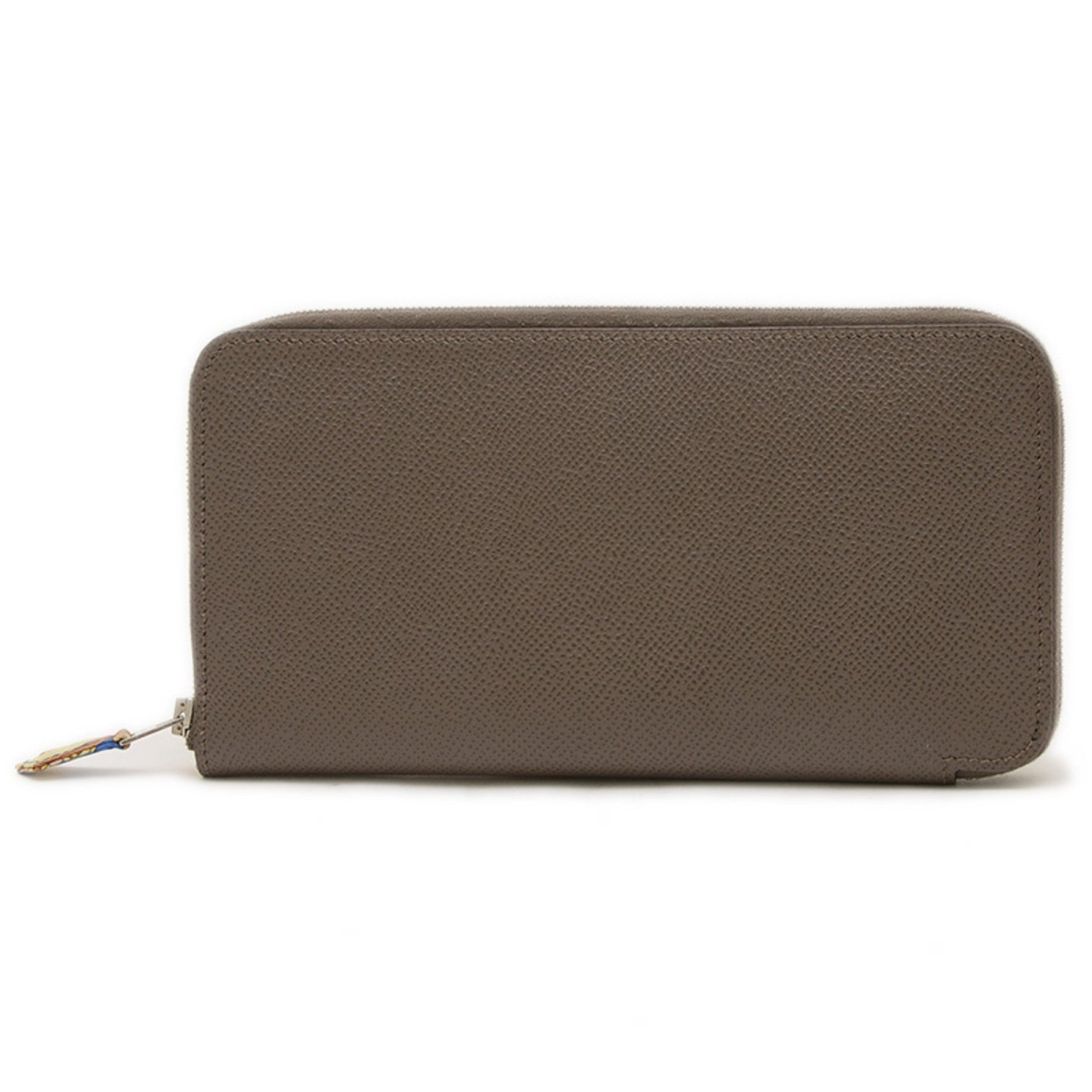 Hermes Azap Long Silk In Wallet Epson Etoupe R Stamp BP