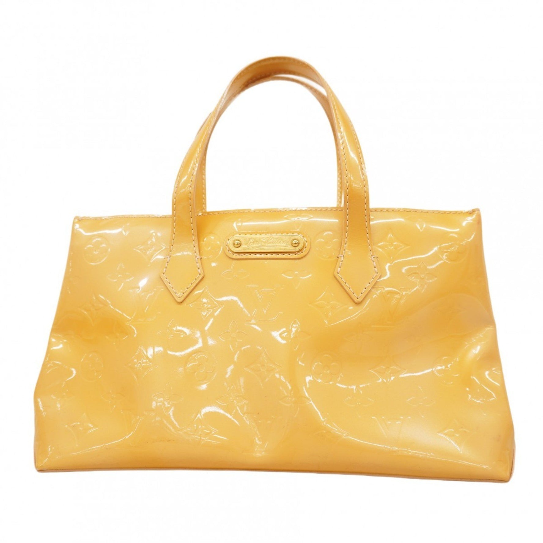 Louis Vuitton Vernis Wilshire PM Handbag Rose Florentine