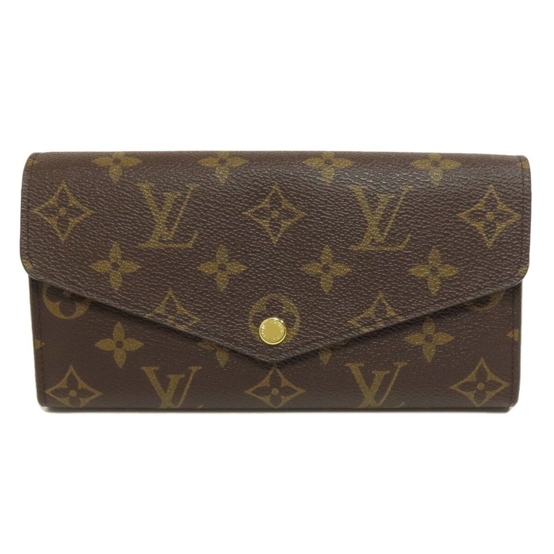 Louis Vuitton Portefeuille Sarah Long Wallet Monogram Canvas