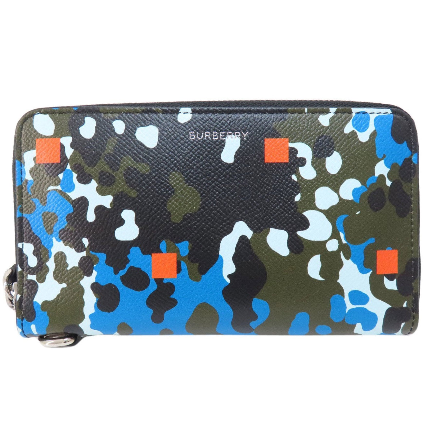 Burberry Camouflage Pattern Long Wallet PVC