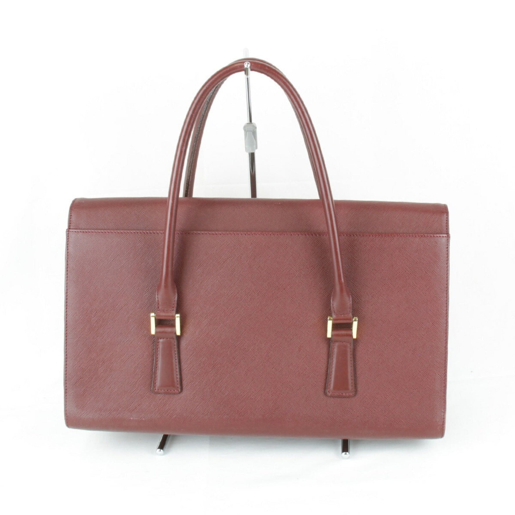 BURBERRY handbag leather red ladies