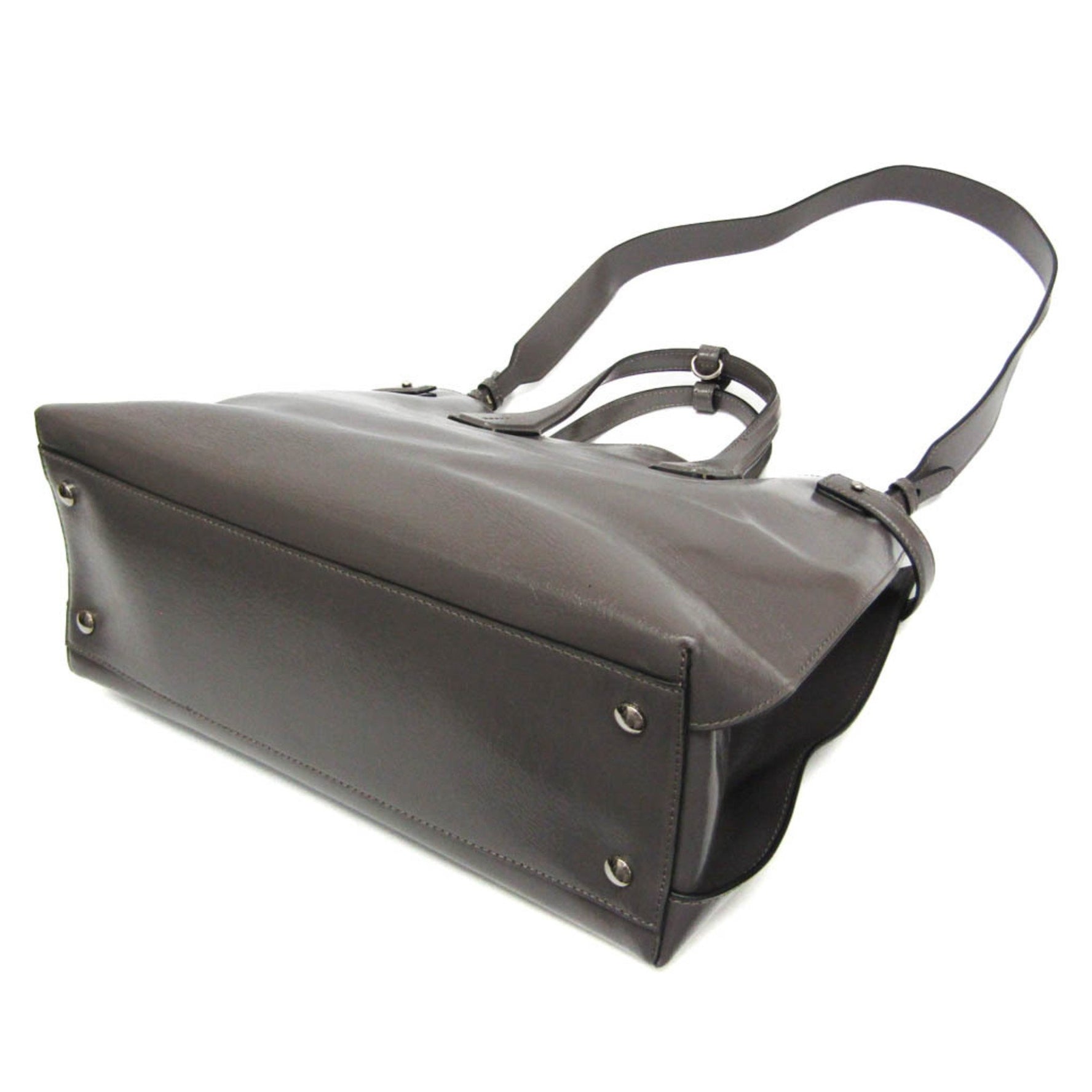 Burberry Leather Handbag,Shoulder Bag Dark Gray