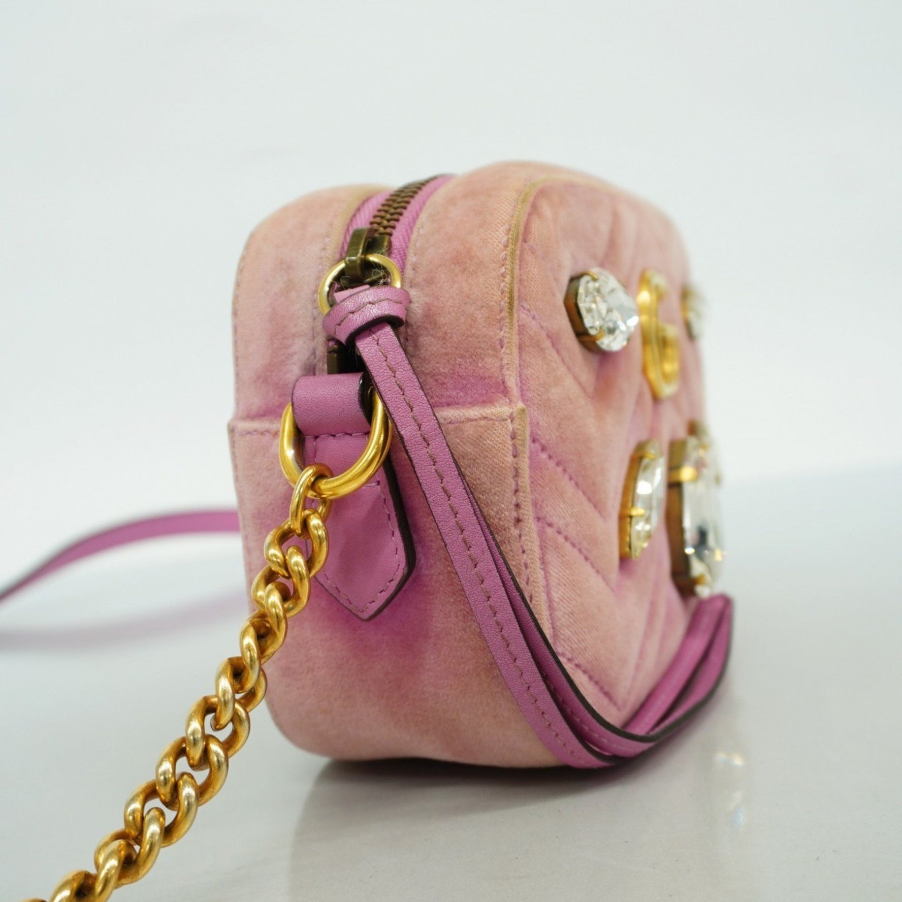 Gucci GG Marmont Shoulder Bag Velour