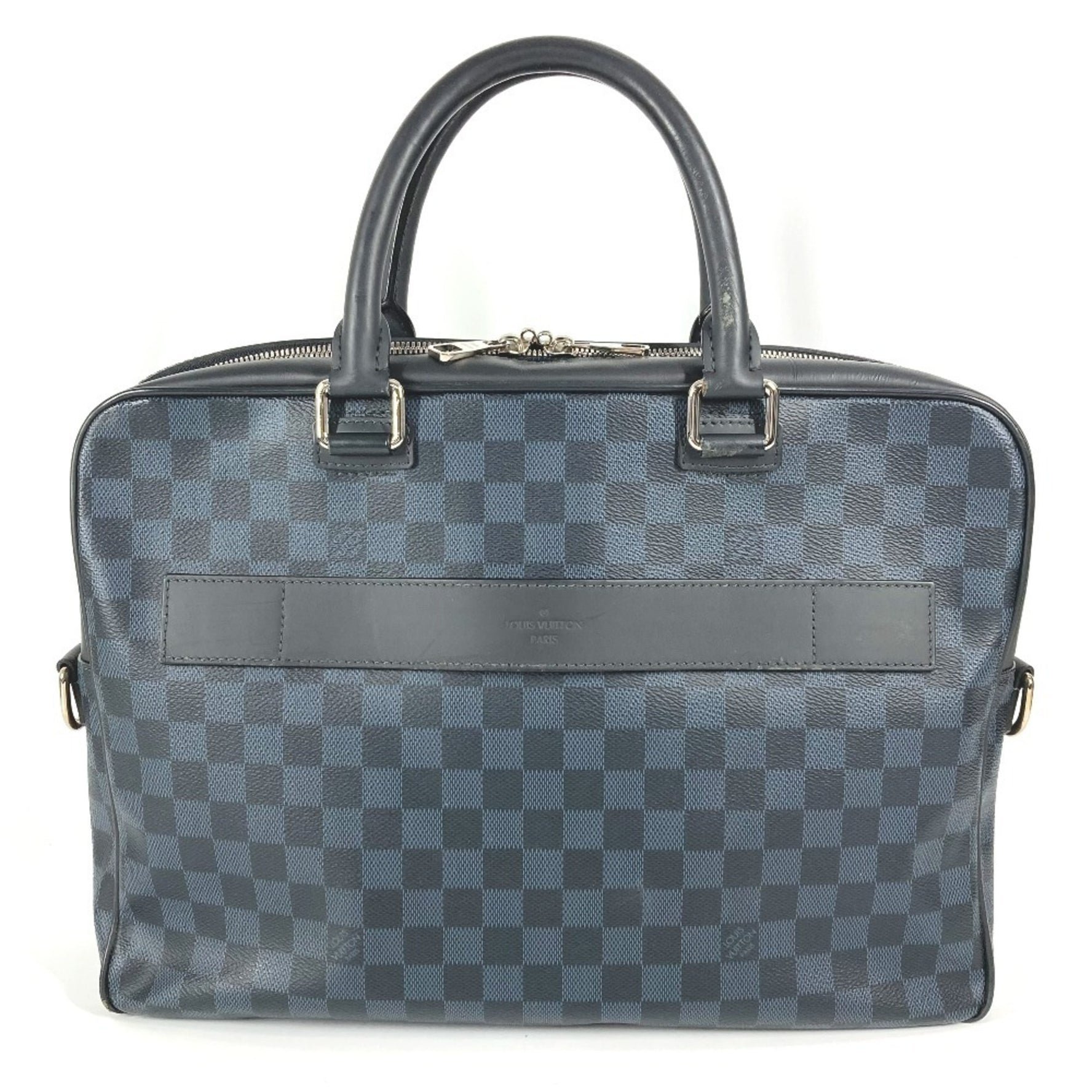 Louis Vuitton Damier Cobalt Porte Document Business PDB Bag Tote Handbag Canvas Men's