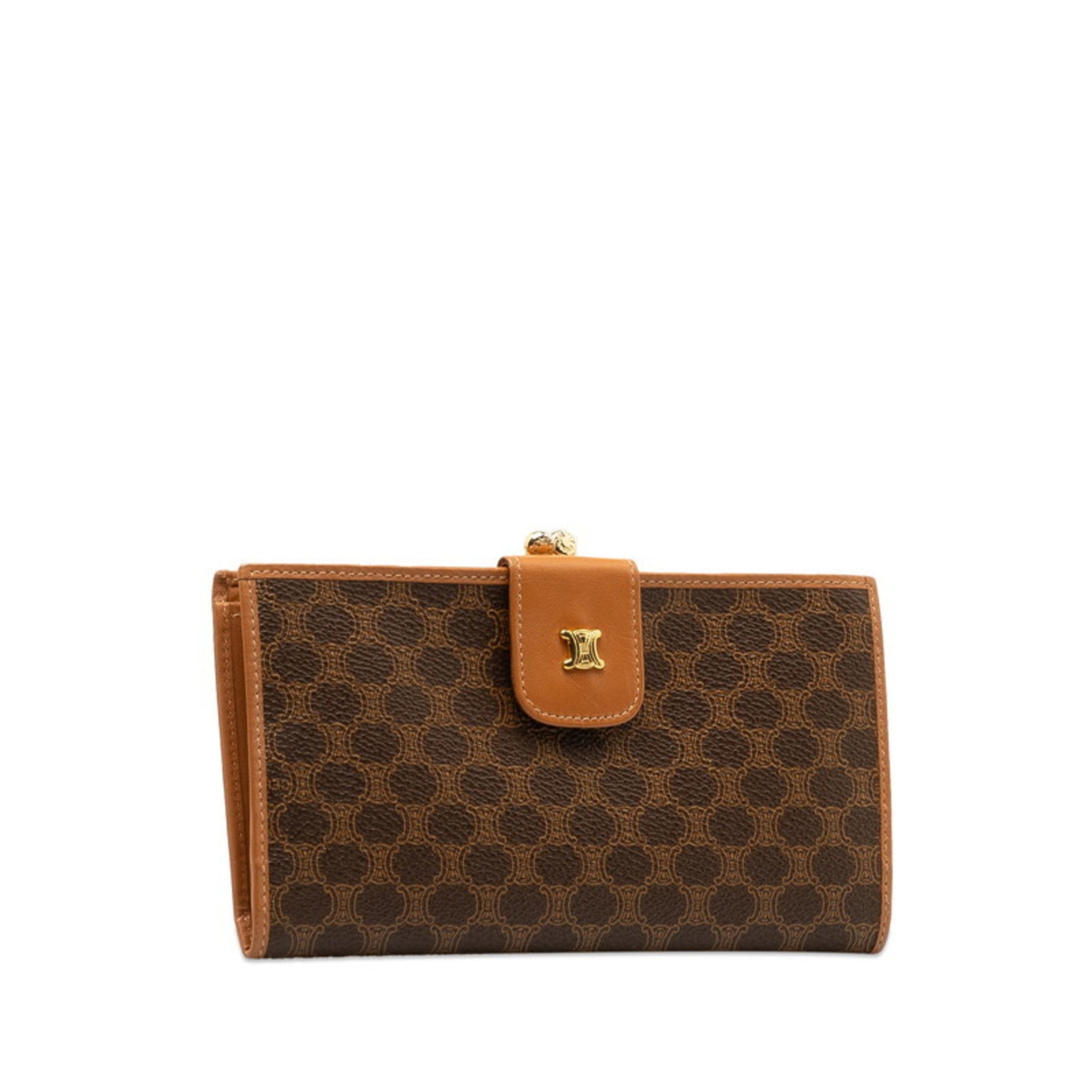Celine Macadam Long Wallet PVC Leather