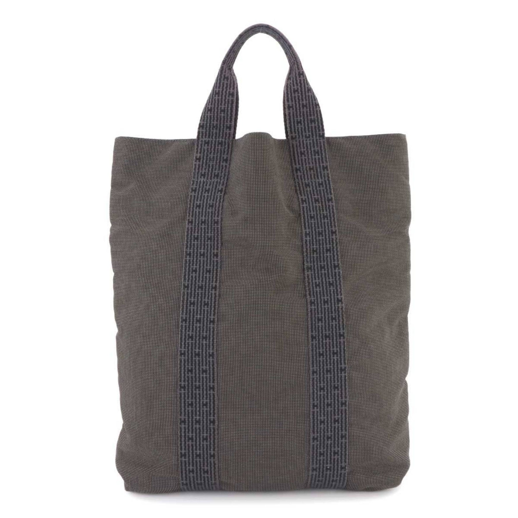 Hermes Hermès Herline Cabas Tote Bag in Gray Canvas