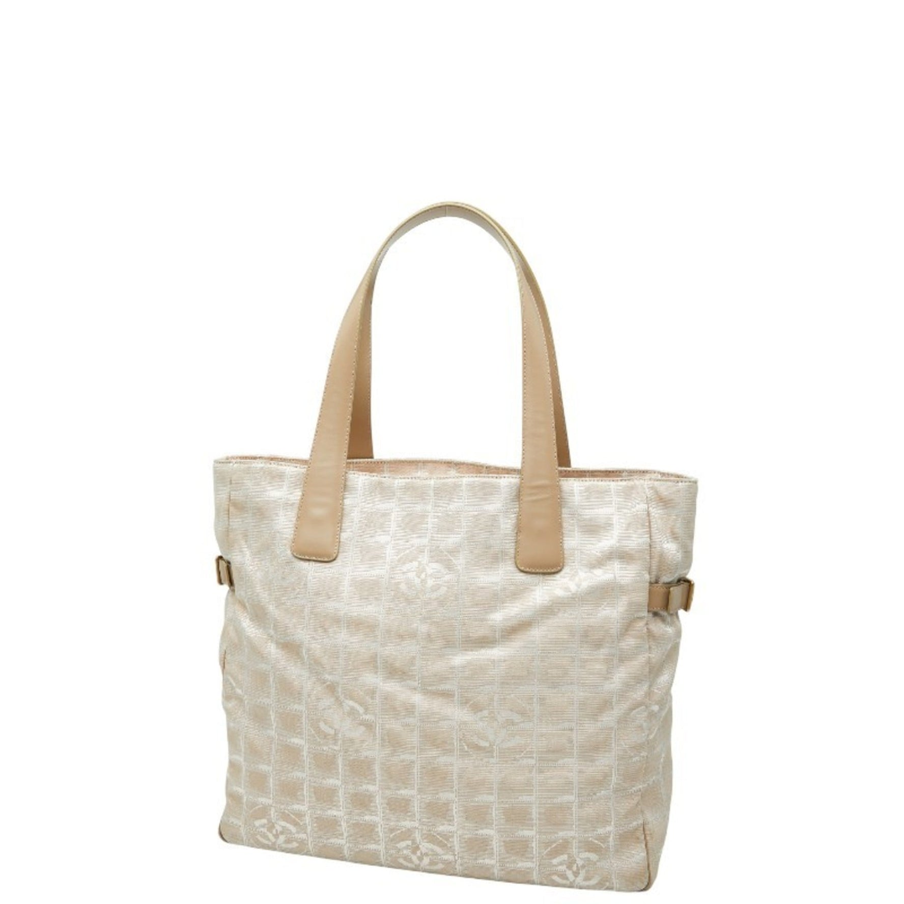 Chanel New Travel Line Tote GM Bag, Nylon, Leather