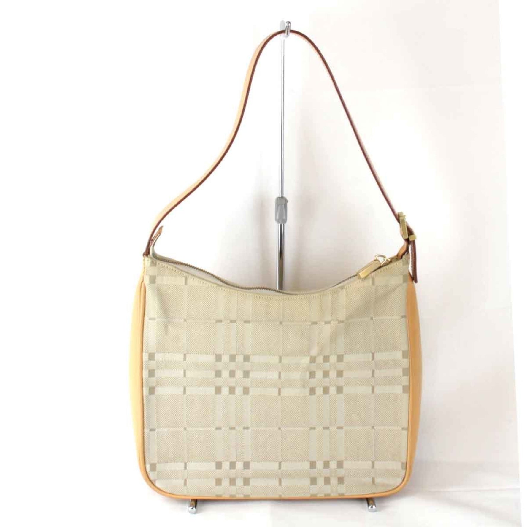 BURBERRY Shoulder Bag Canvas/Leather