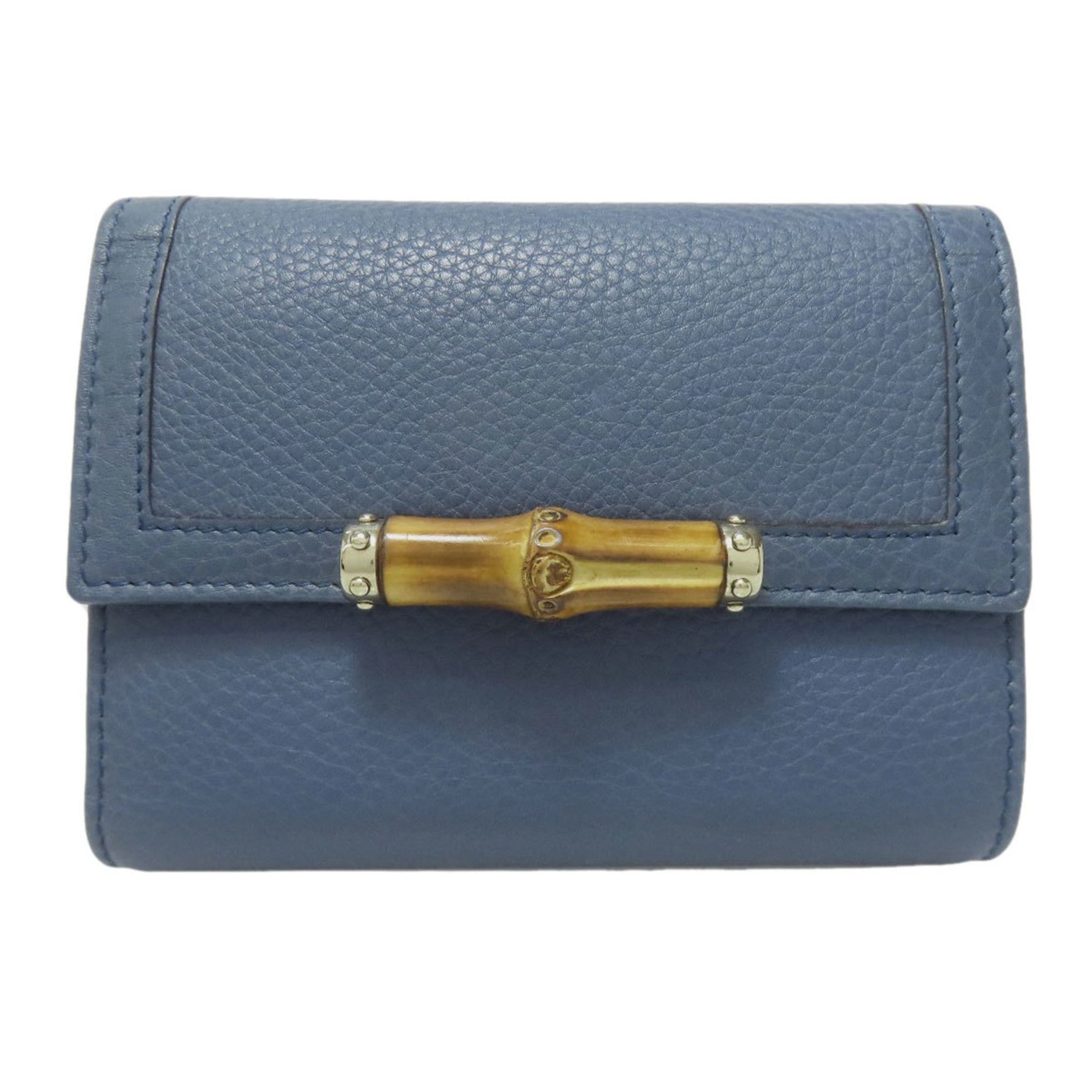 Gucci Bamboo Bifold Wallet in Calfskin