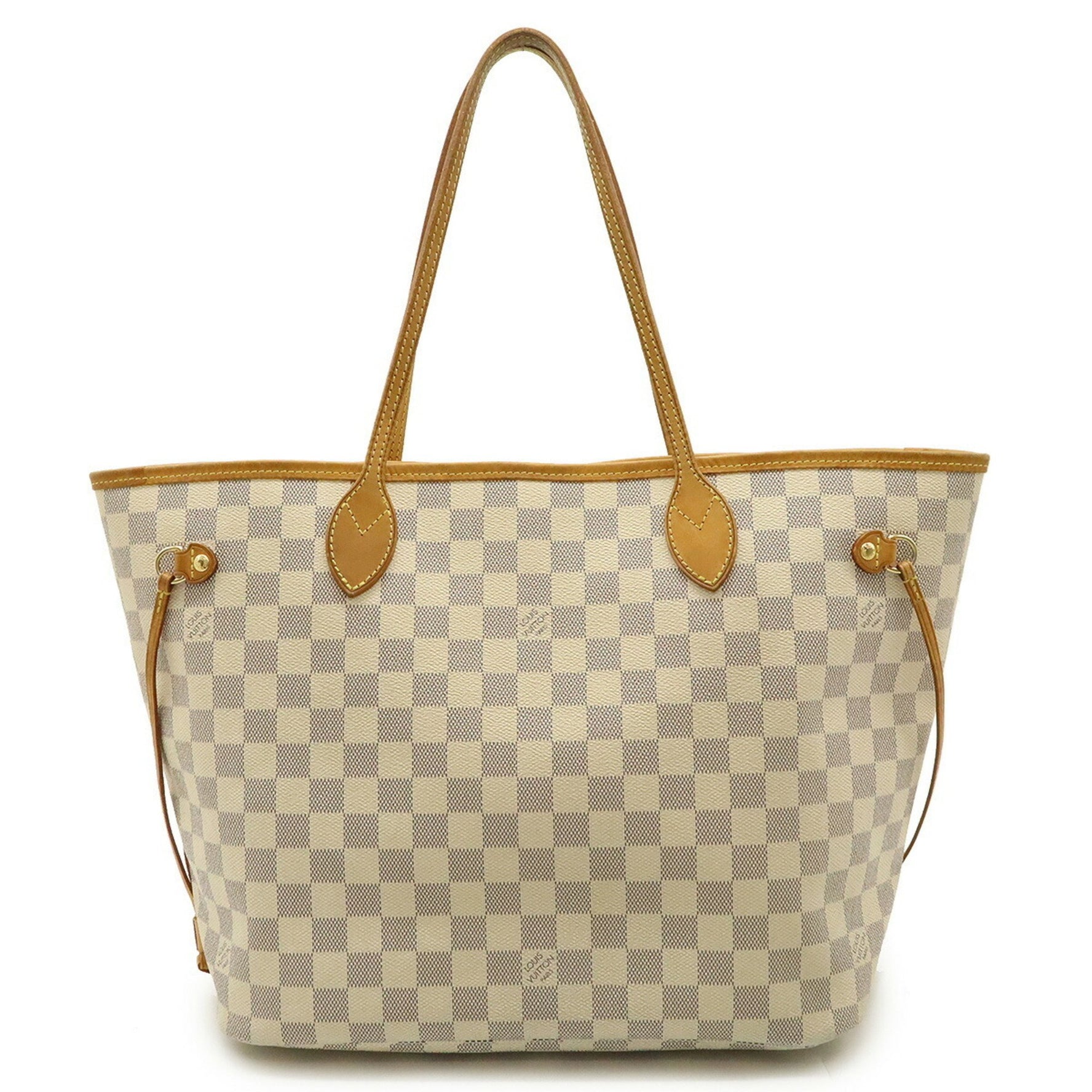 Louis Vuitton Damier Azur Neverfull MM Tote Bag Shoulder
