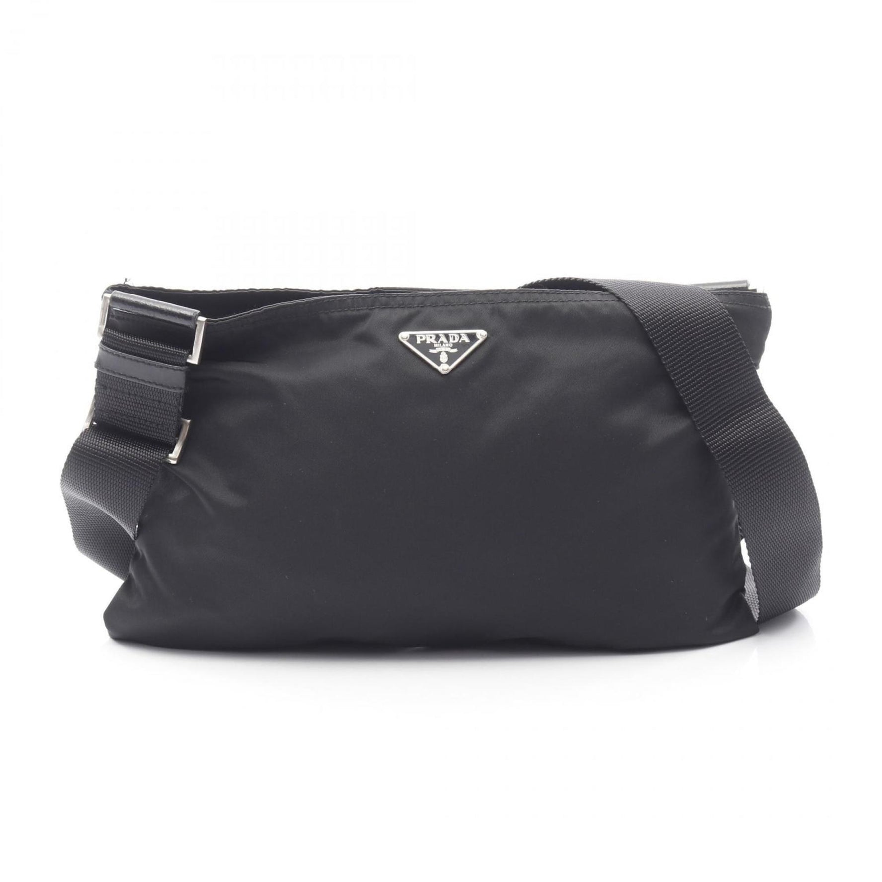 Prada Re-Nylon Shoulder Bag, Nylon and Leather