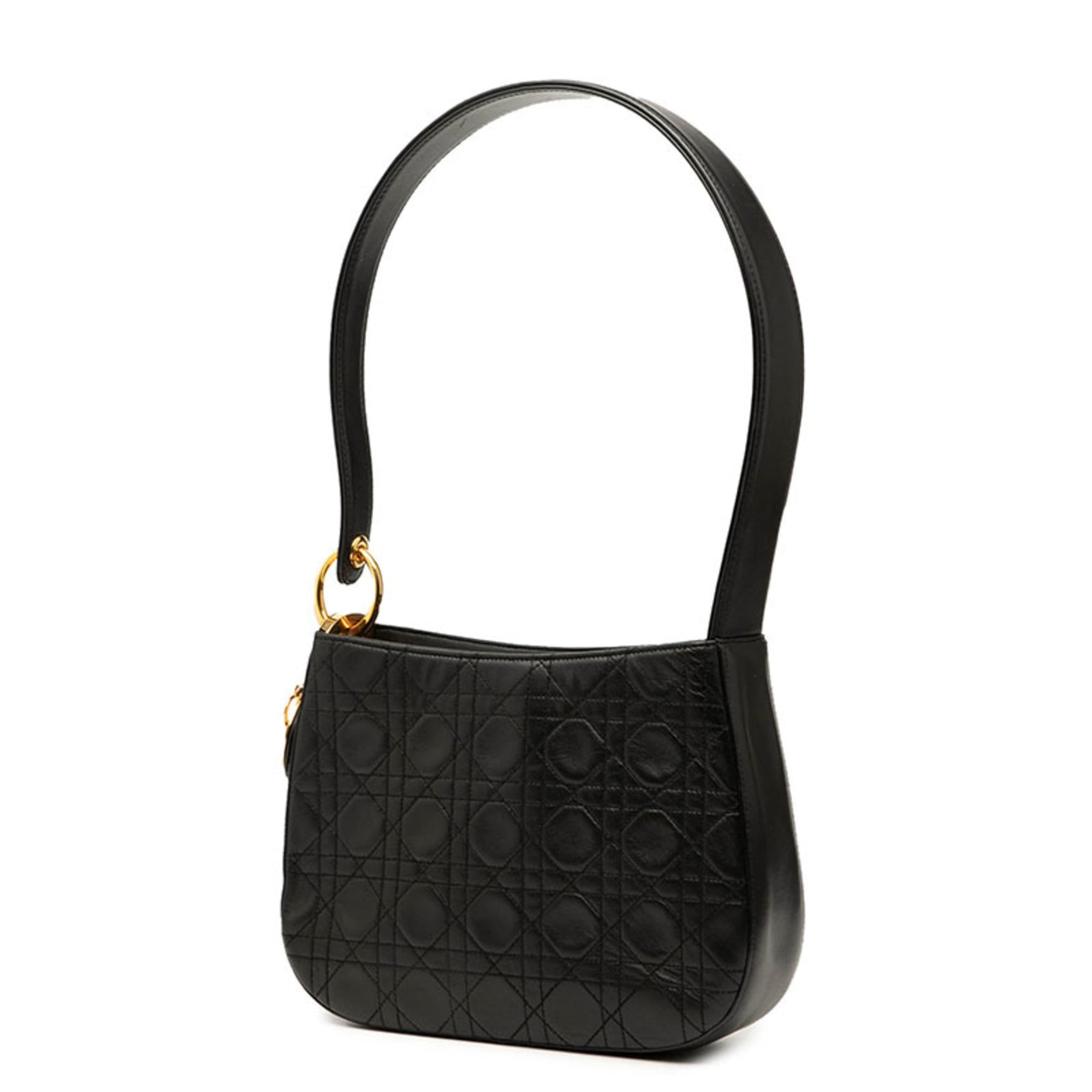 Christian Dior Dior Cannage Lady One-Shoulder Bag Leather