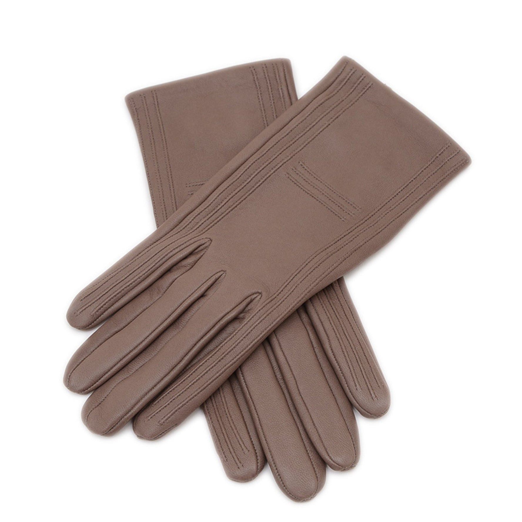 Hermes Leather Etoupe Gloves #7