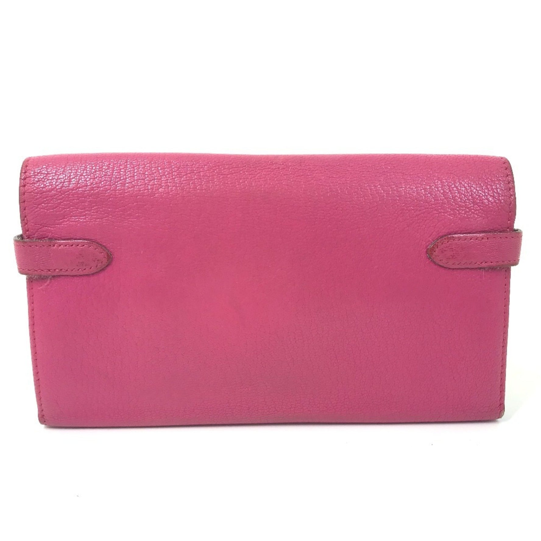 HERMES Kelly Wallet Long Depliant Trifold Chevre
