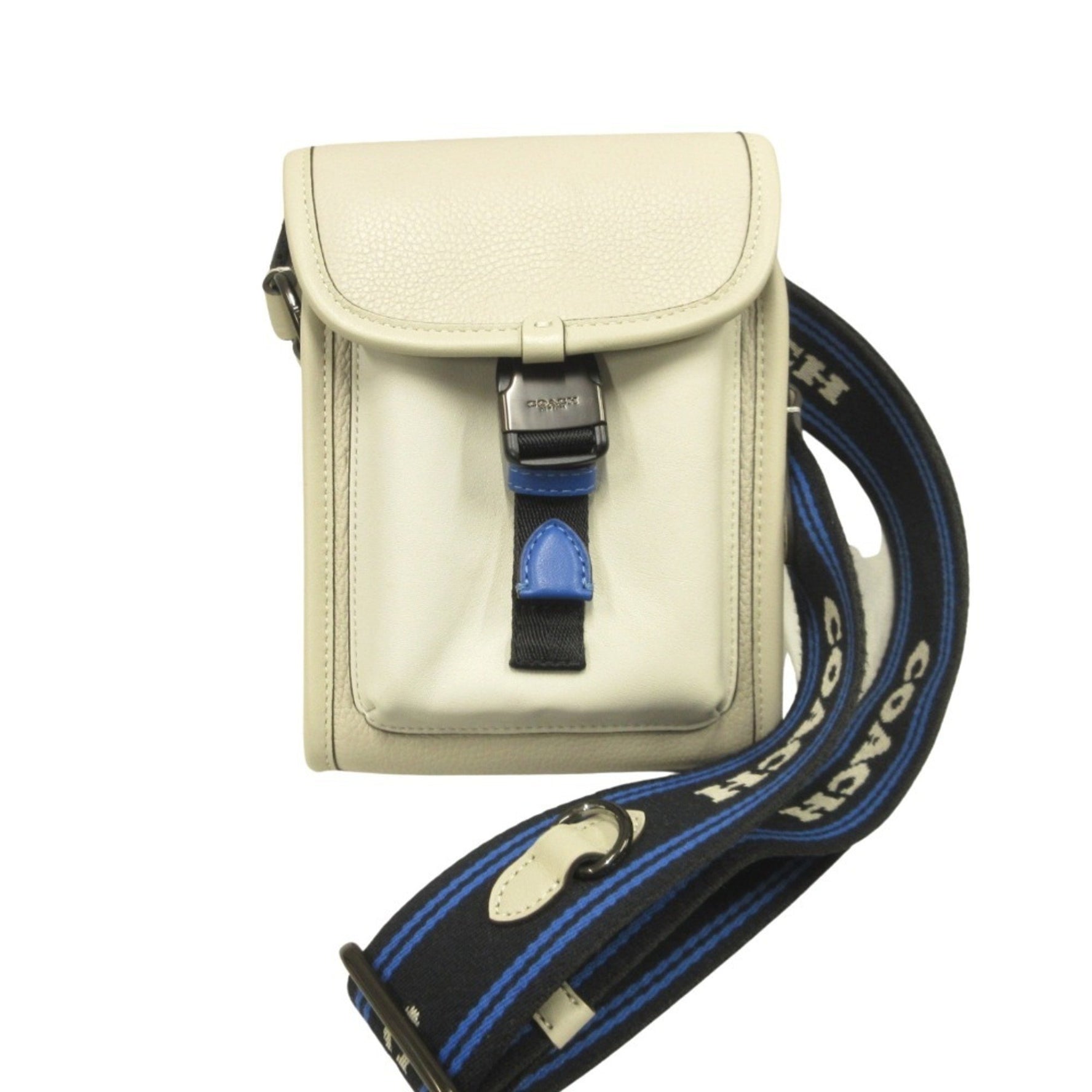 COACH Charter North South Crossbody Color Block Shoulder Bag Leather Pochette Men's