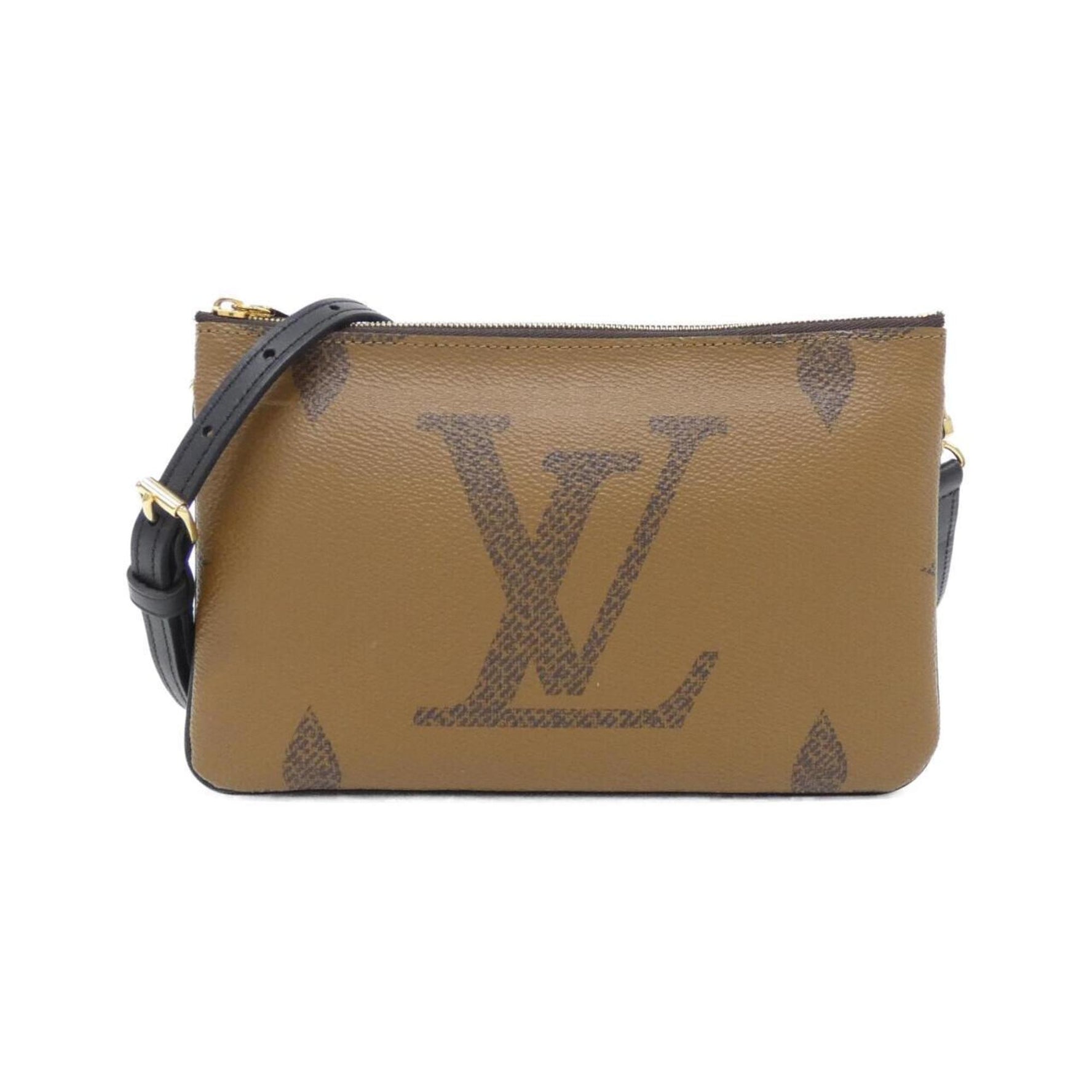 Louis Vuitton Monogram Giant Pochette Double Zip Shoulder Bag