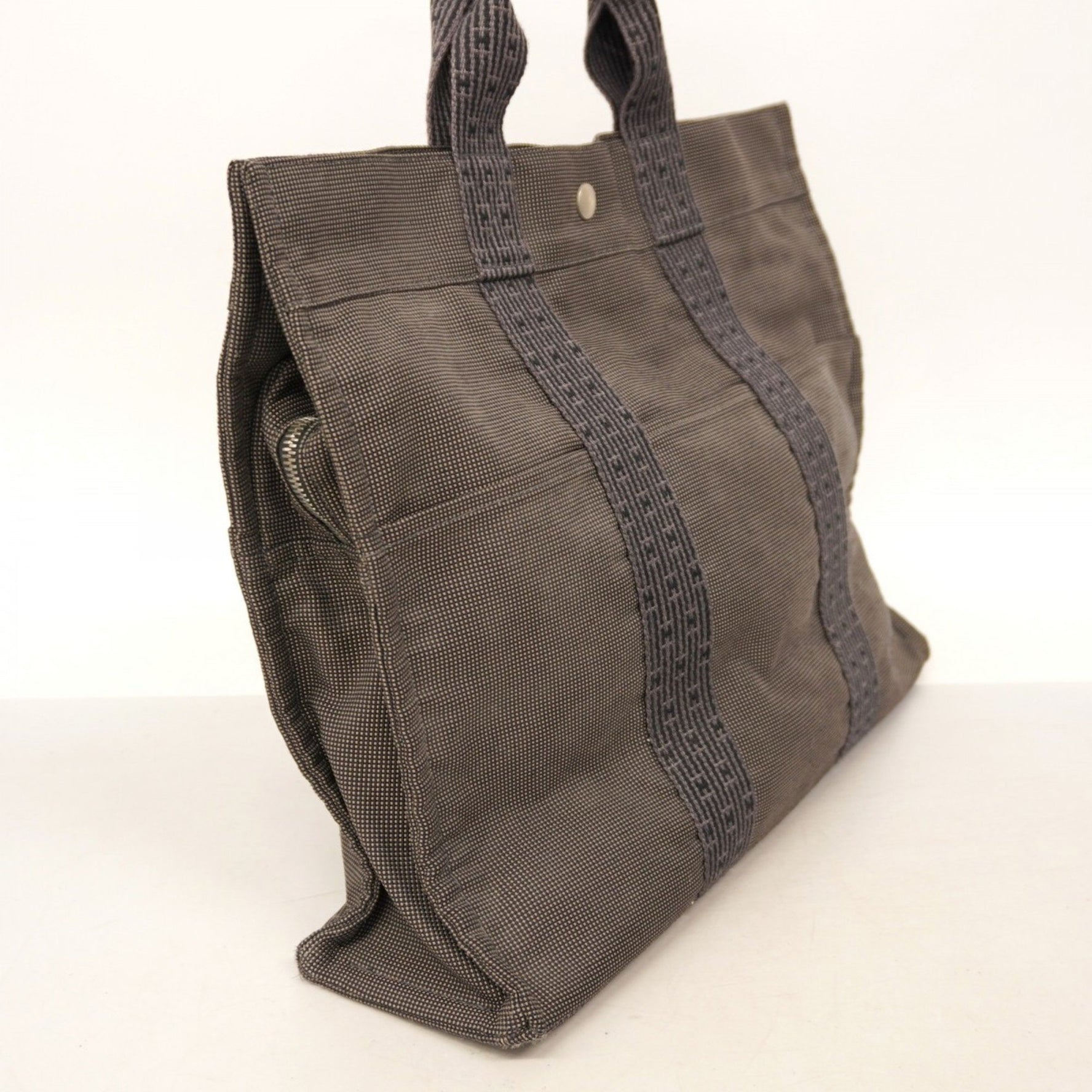 Hermes Hermès Air Line MM Tote Bag, Canvas, Men's/Women's