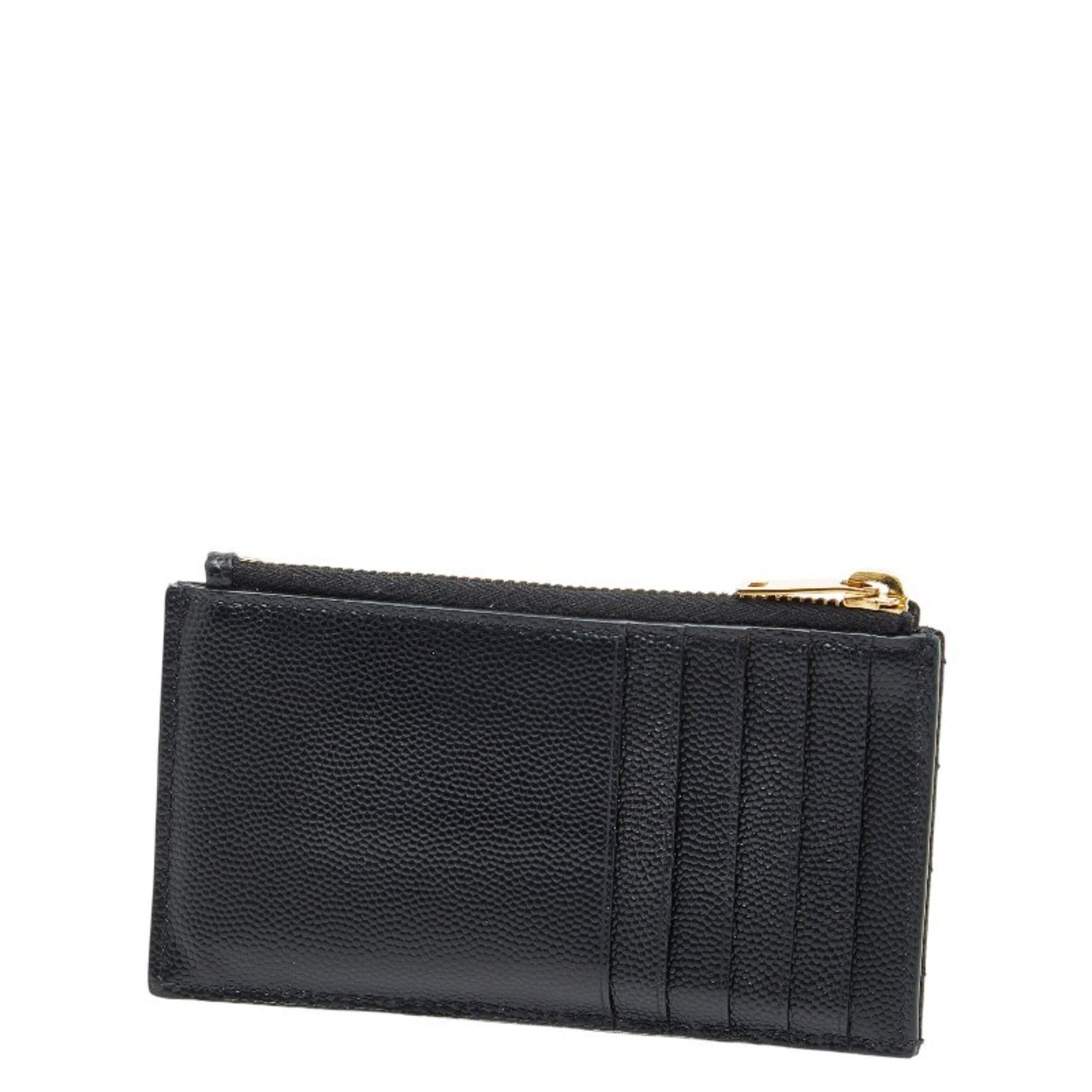 Saint Laurent Monogram Matelassé Fragment Case, Business Card Leather, SAINT LAURENT