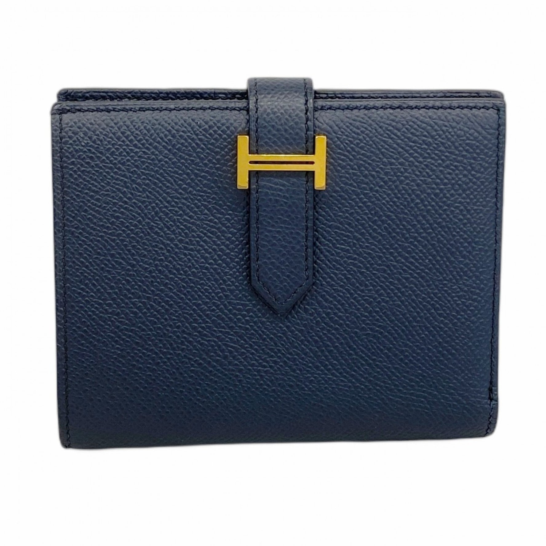 Hermes Hermès Bearn Compact Wallet, Epsom Leather, Z Stamp