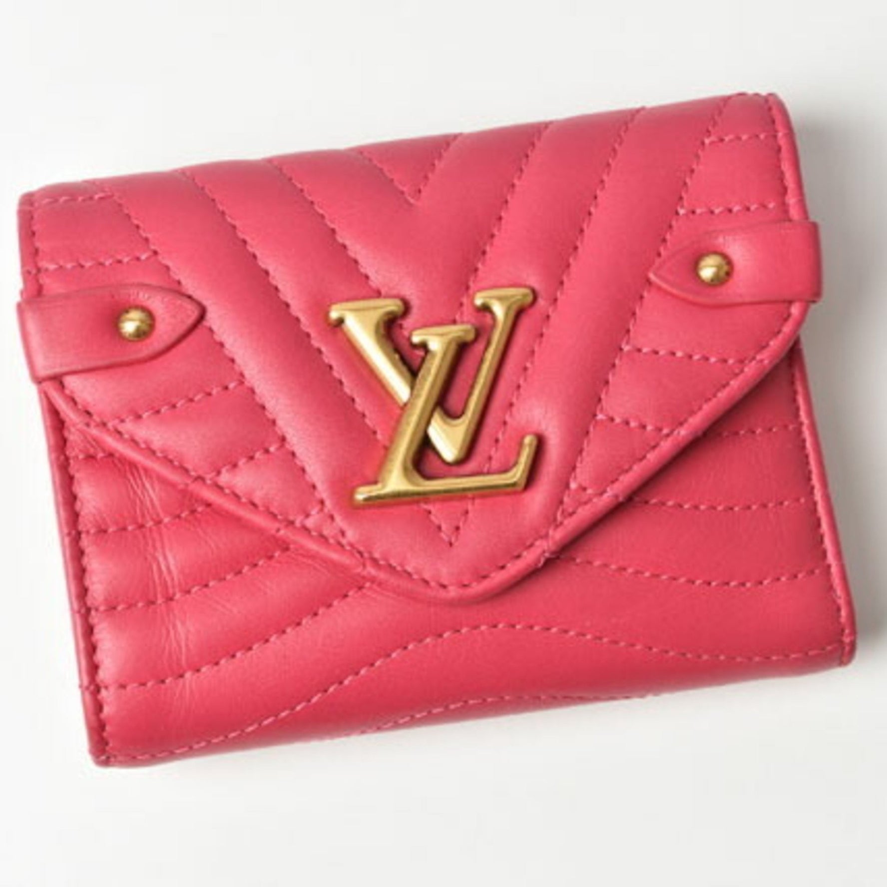 Louis Vuitton Wallet Trifold New Wave Compact Leather