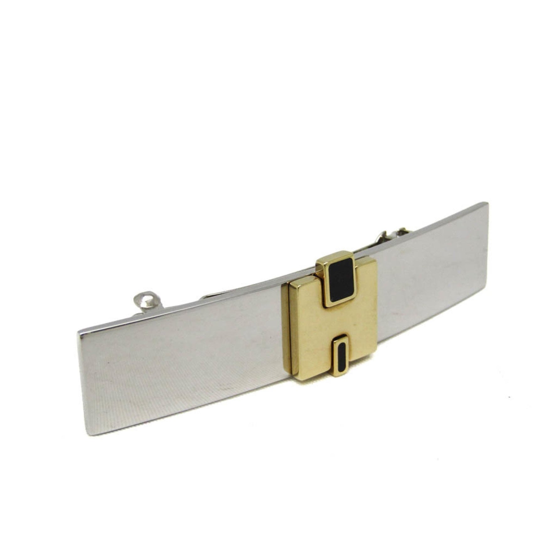 Hermes Eileen Eileen PM Metal Barrette Gold,Silver,Black
