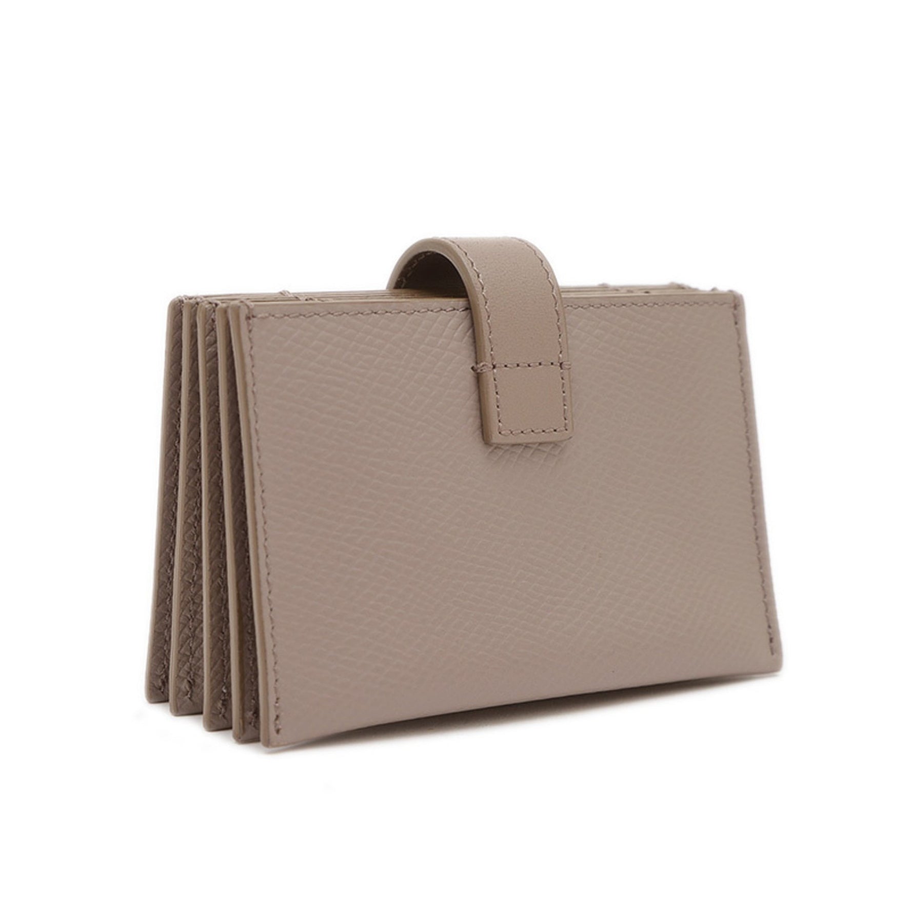 Celine Accordion Card Holder, Business Case, Grey Leather