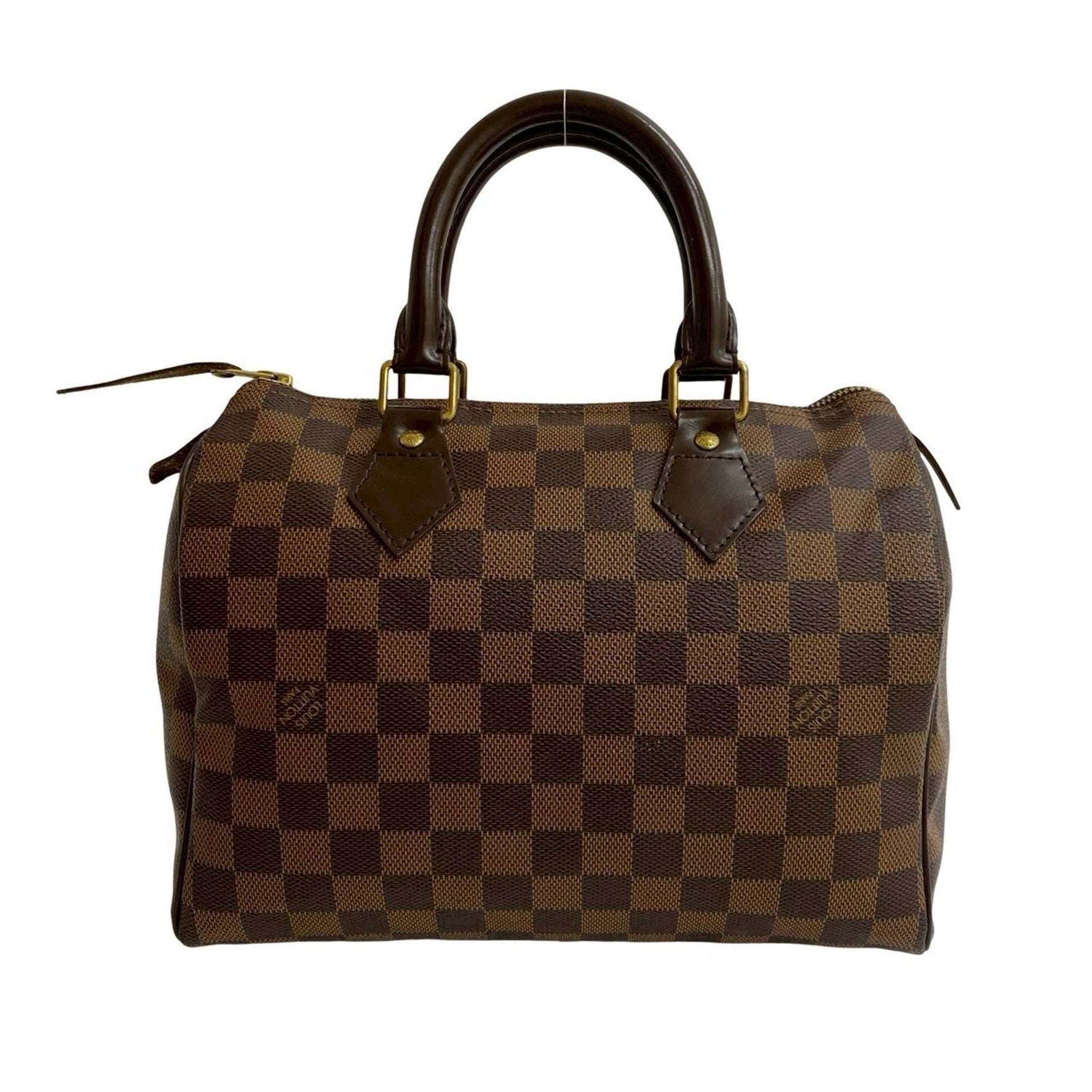 Louis Vuitton Speedy 25 Damier Leather Handbag/Mini Boston Bag