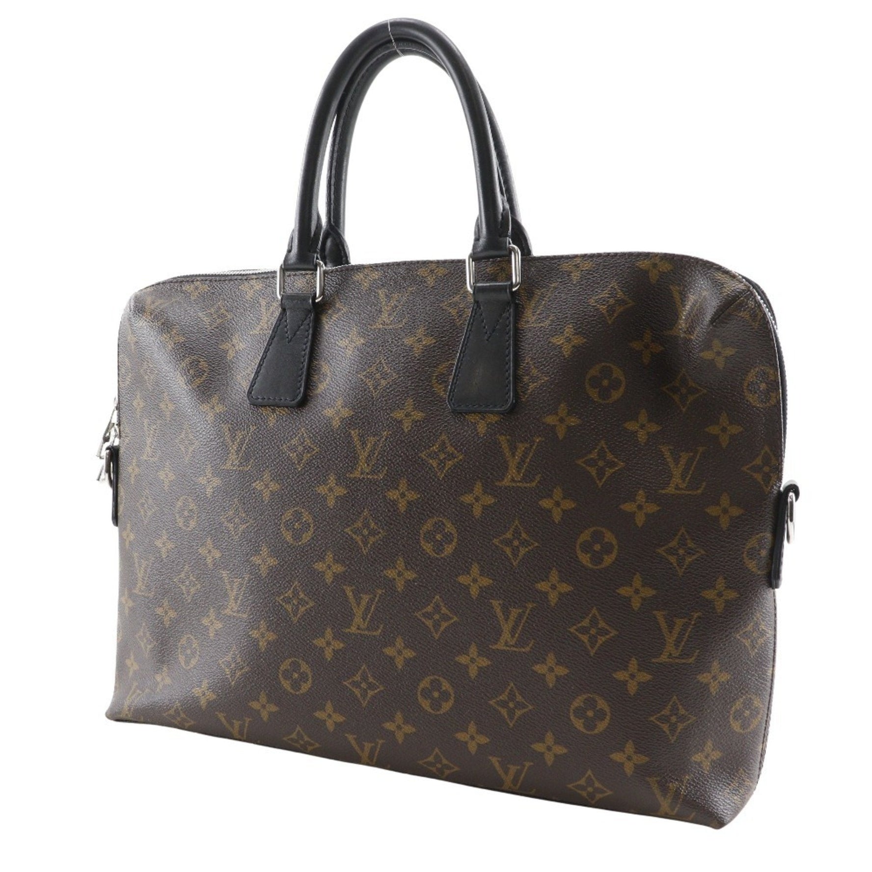 Louis Vuitton Porto Jules Monogram Canvas Bag, PDJ 2013, Brown/Black, Double