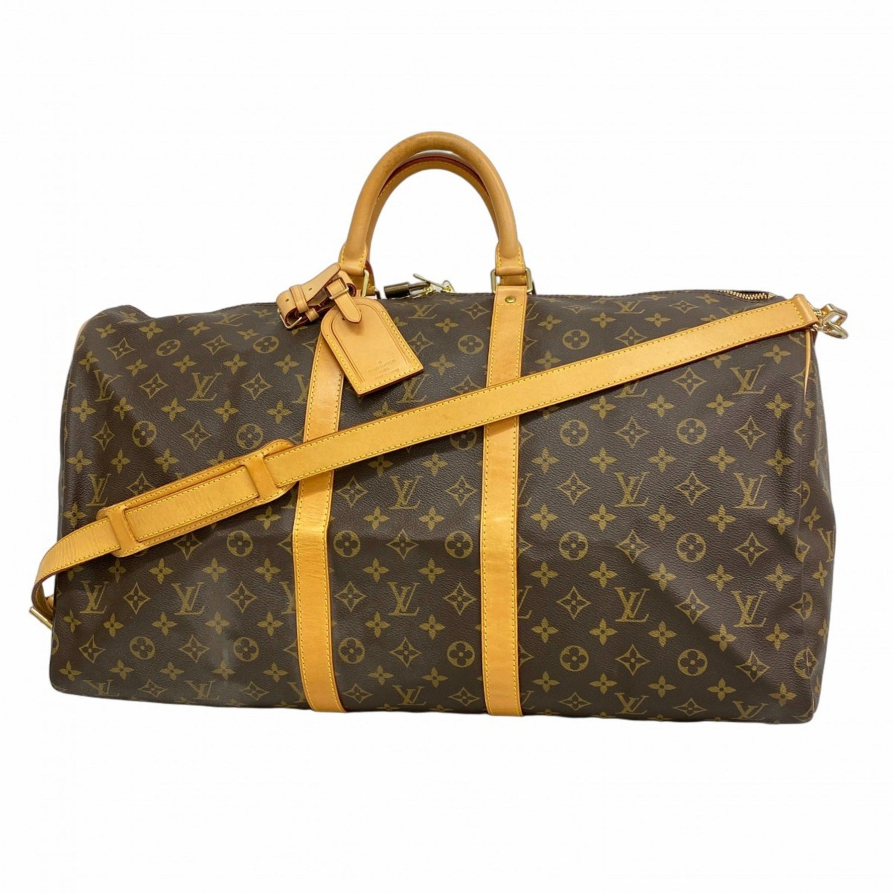 Louis Vuitton Monogram Keepall Bandouliere 55 Boston Bag Men's