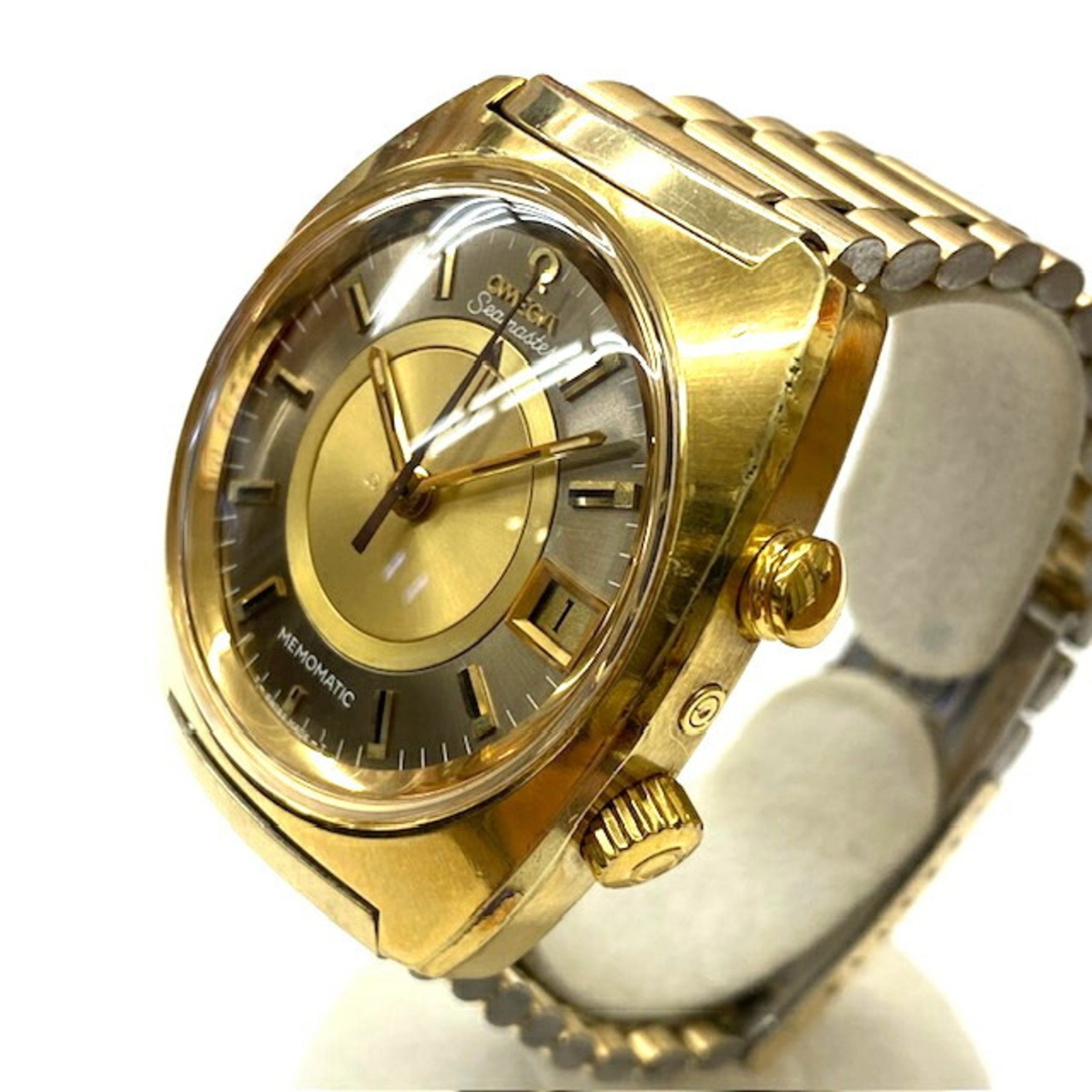 OMEGA Seamaster Memomatic SS Plated Automatic Winding 166.072