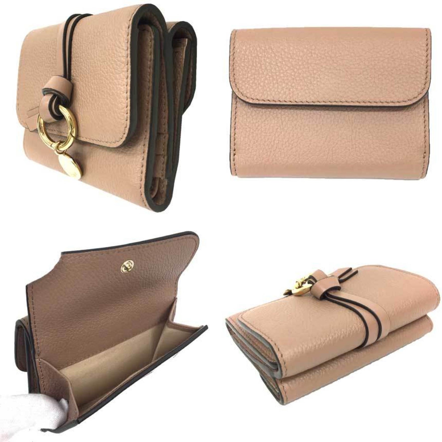 Chloé Chloe Tri-fold wallet with coin purse Leather Wallet