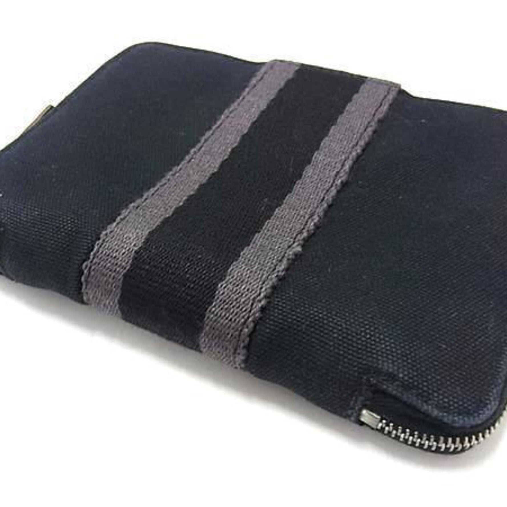 HERMES Foule Tou Purse PM - Canvas Bifold Wallet Round