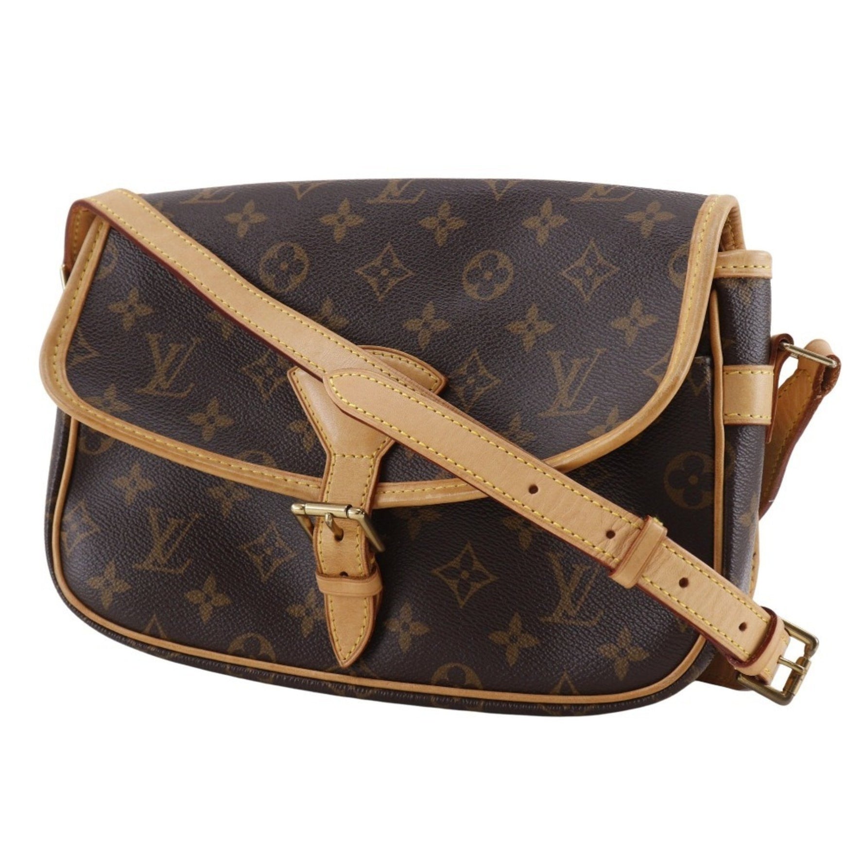 Louis Vuitton Sologne Shoulder Bag Monogram Canvas 2006 Belt Clasp
