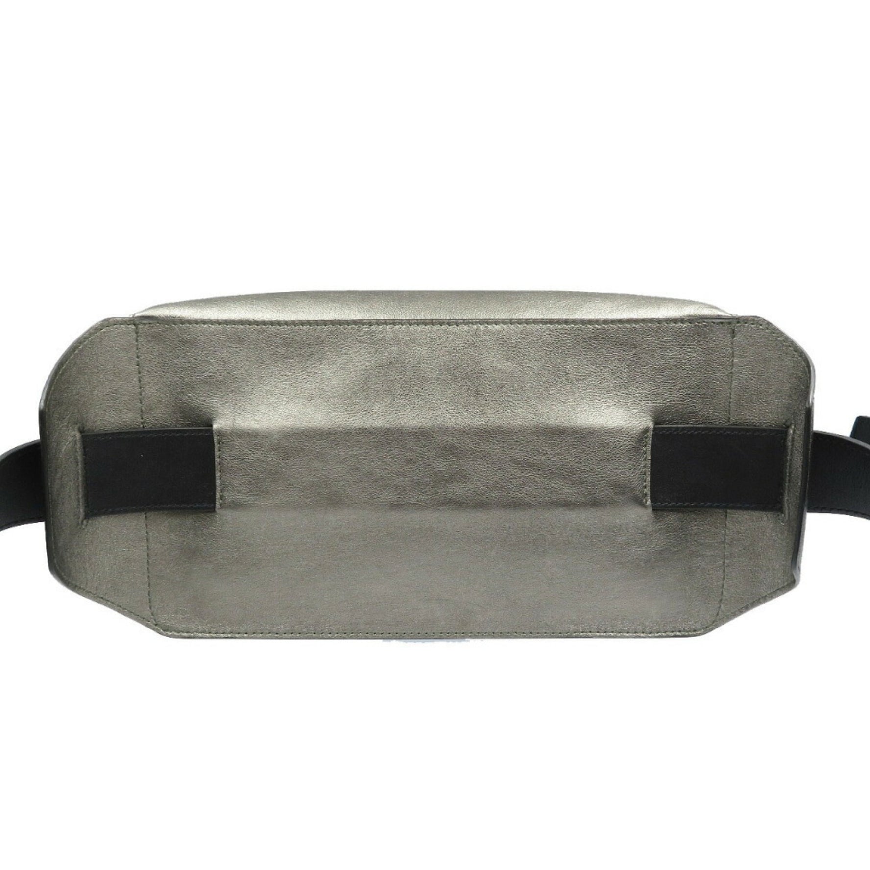 Jimmy Choo Star Studded Leather Metallic Gray Body Bag CHOO