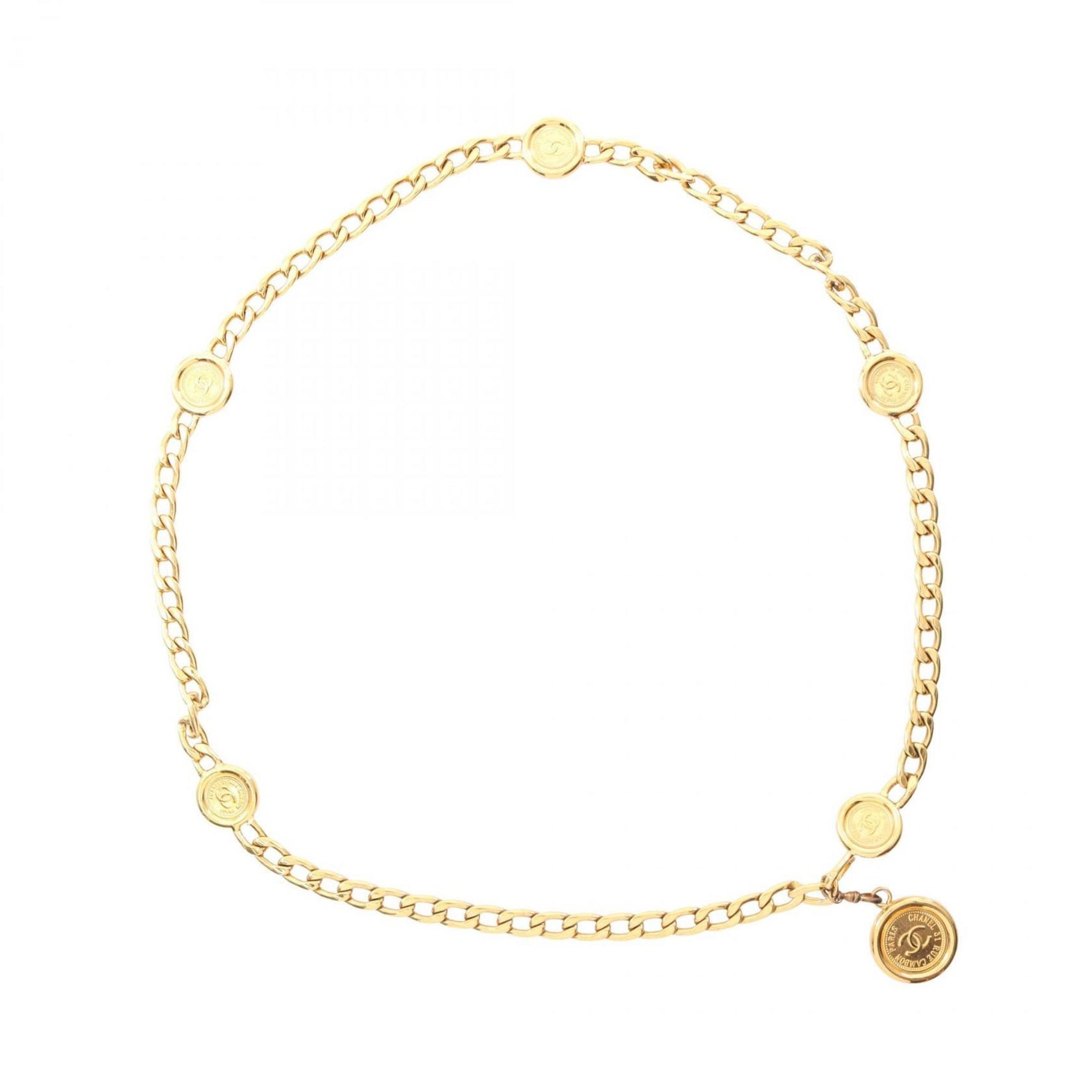 Chanel Coco Mark Chain Belt, GP