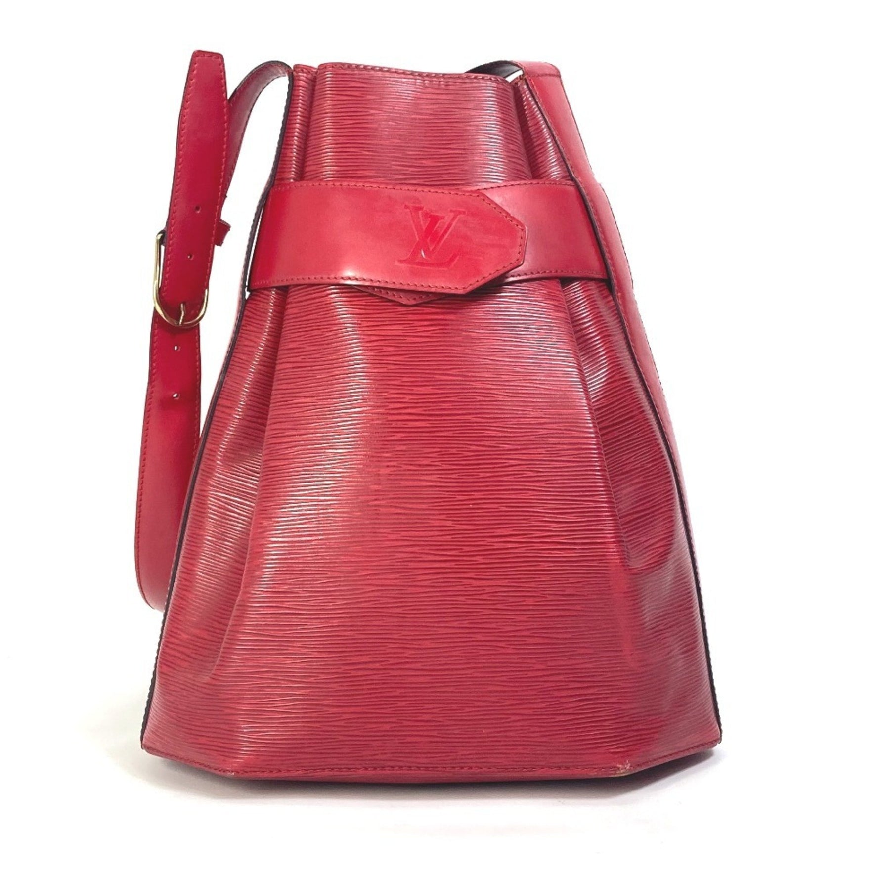 Louis Vuitton Epi Sac de Paul Shoulder Bag in Leather, Castilian Red