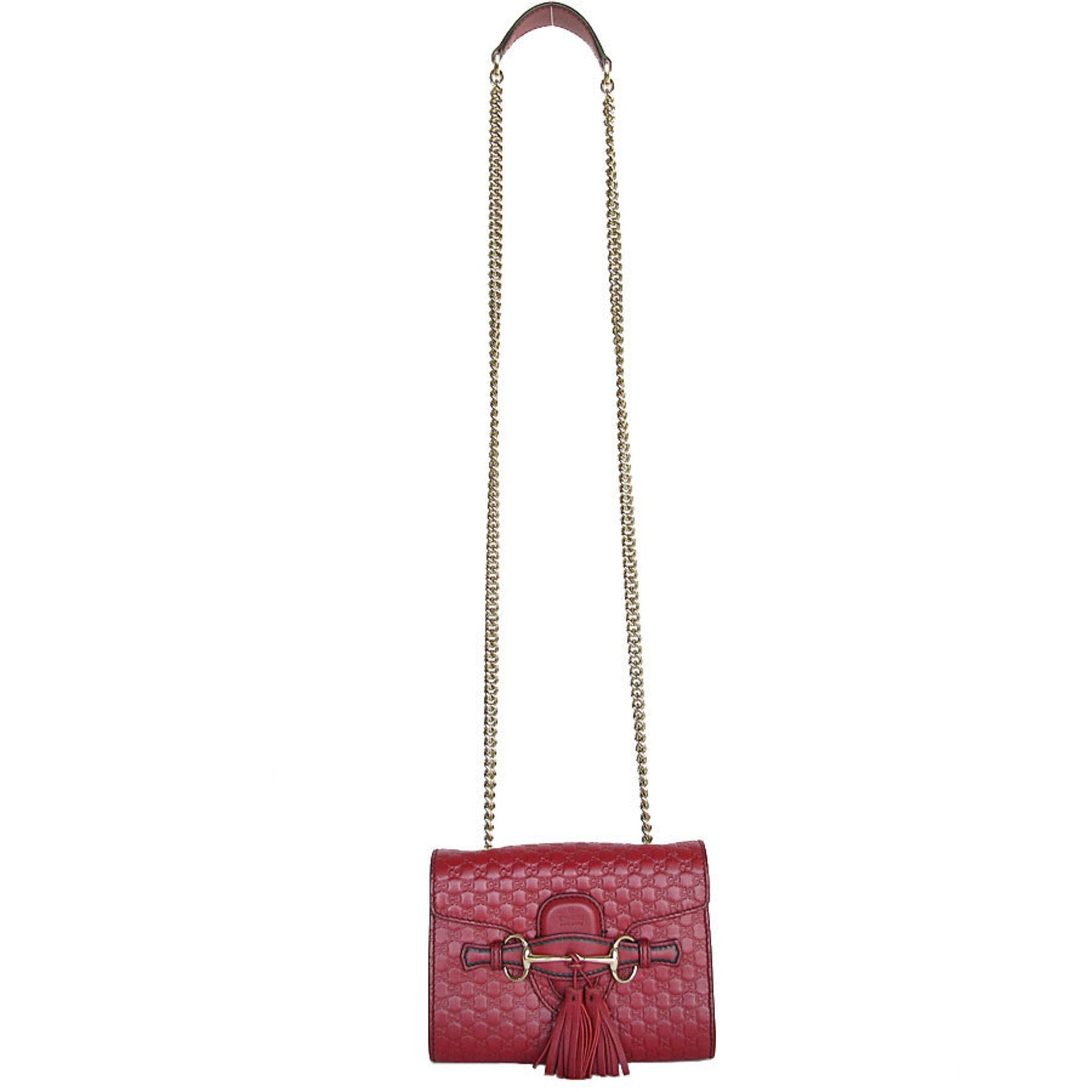 GUCCI shoulder bag micro Guccissima leather light gold ladies
