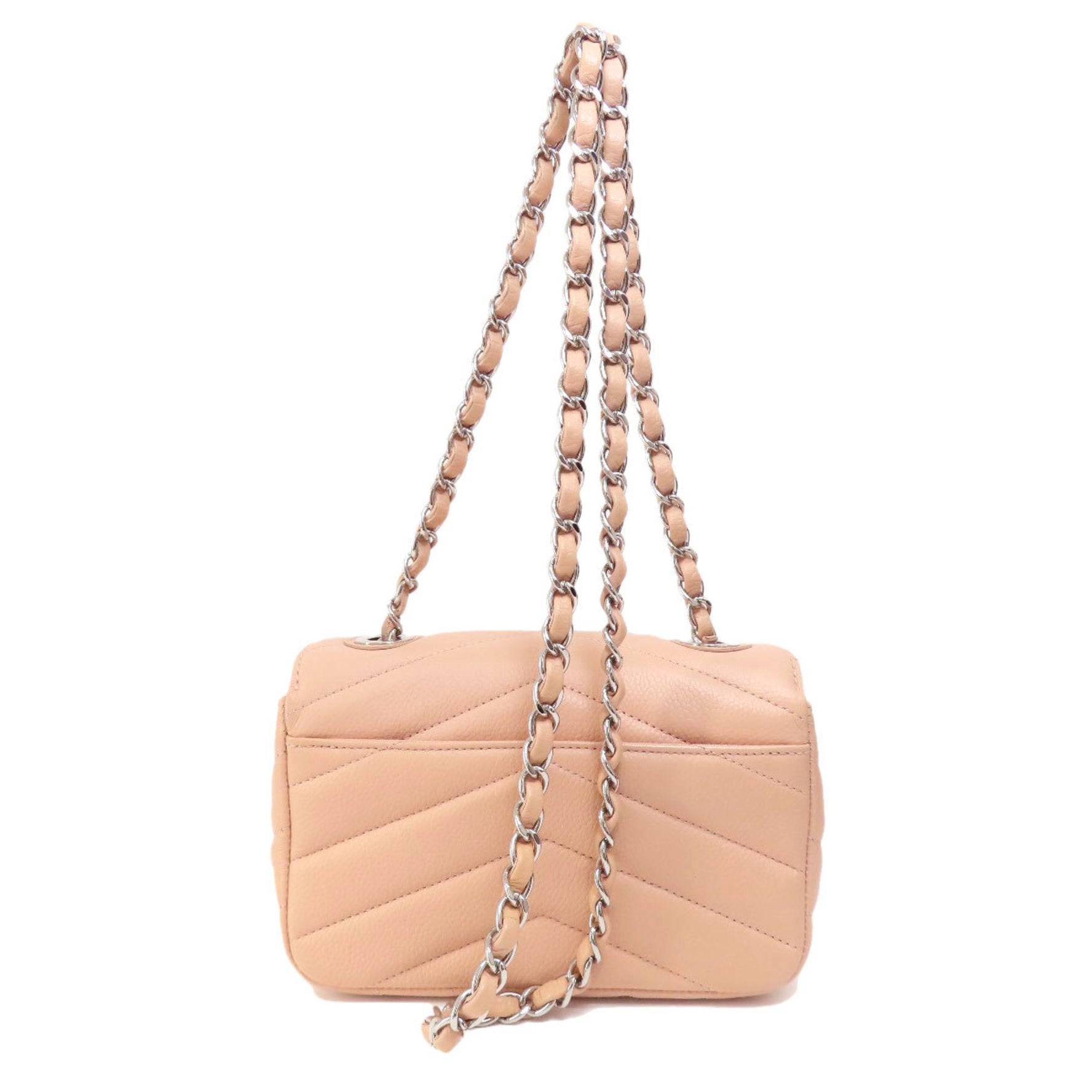 Chanel Chain Shoulder Matelasse Bag Caviar Skin