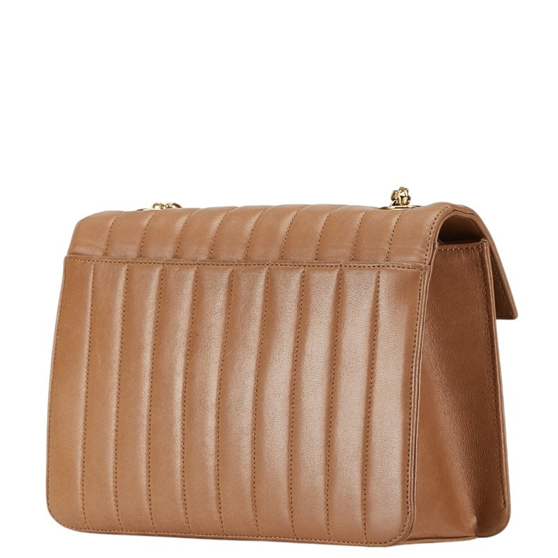 Chanel Mademoiselle Coco Mark Chain Shoulder Bag Lambskin