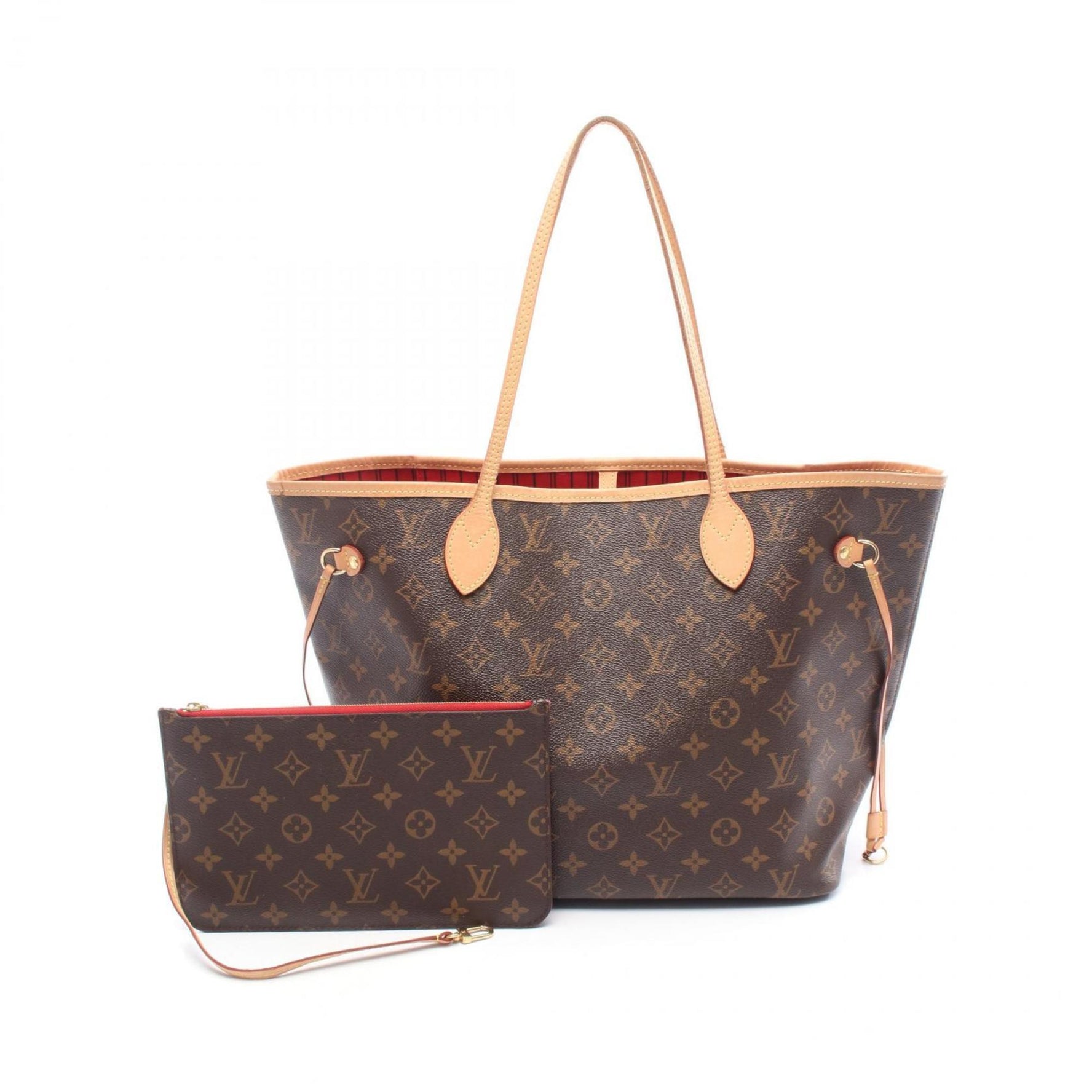 Louis Vuitton Neverfull MM Tote Bag, Coated Canvas and Leather, Monogram
