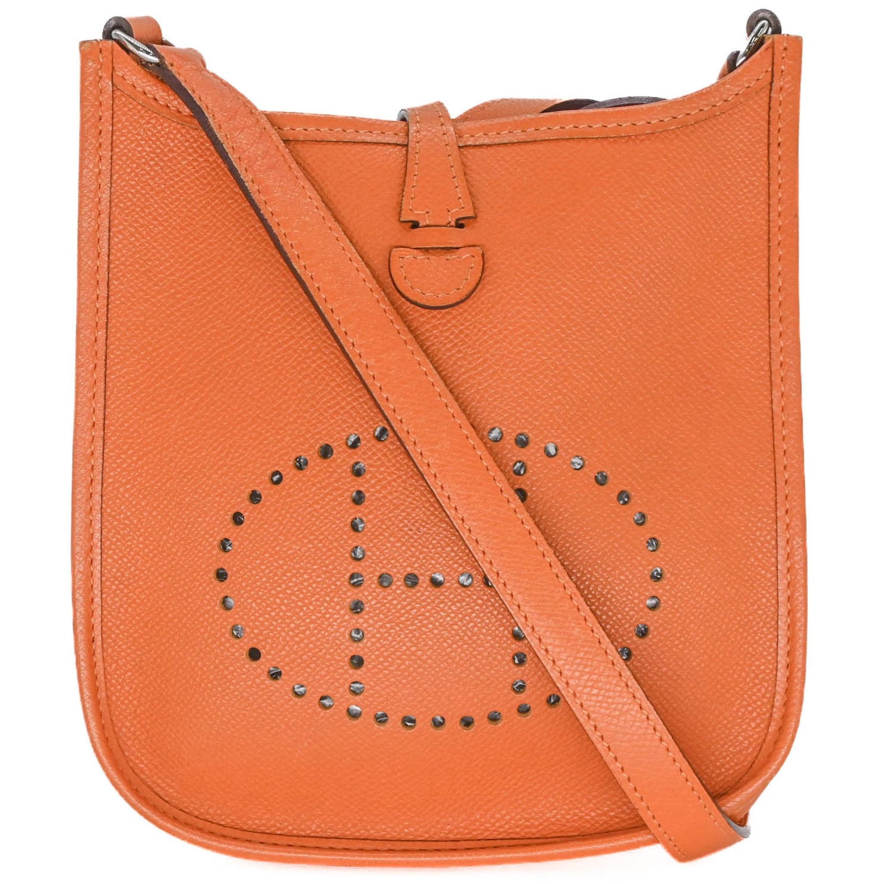 HERMES Evelyn TPM Shoulder Bag in Epsom Leather, #□H