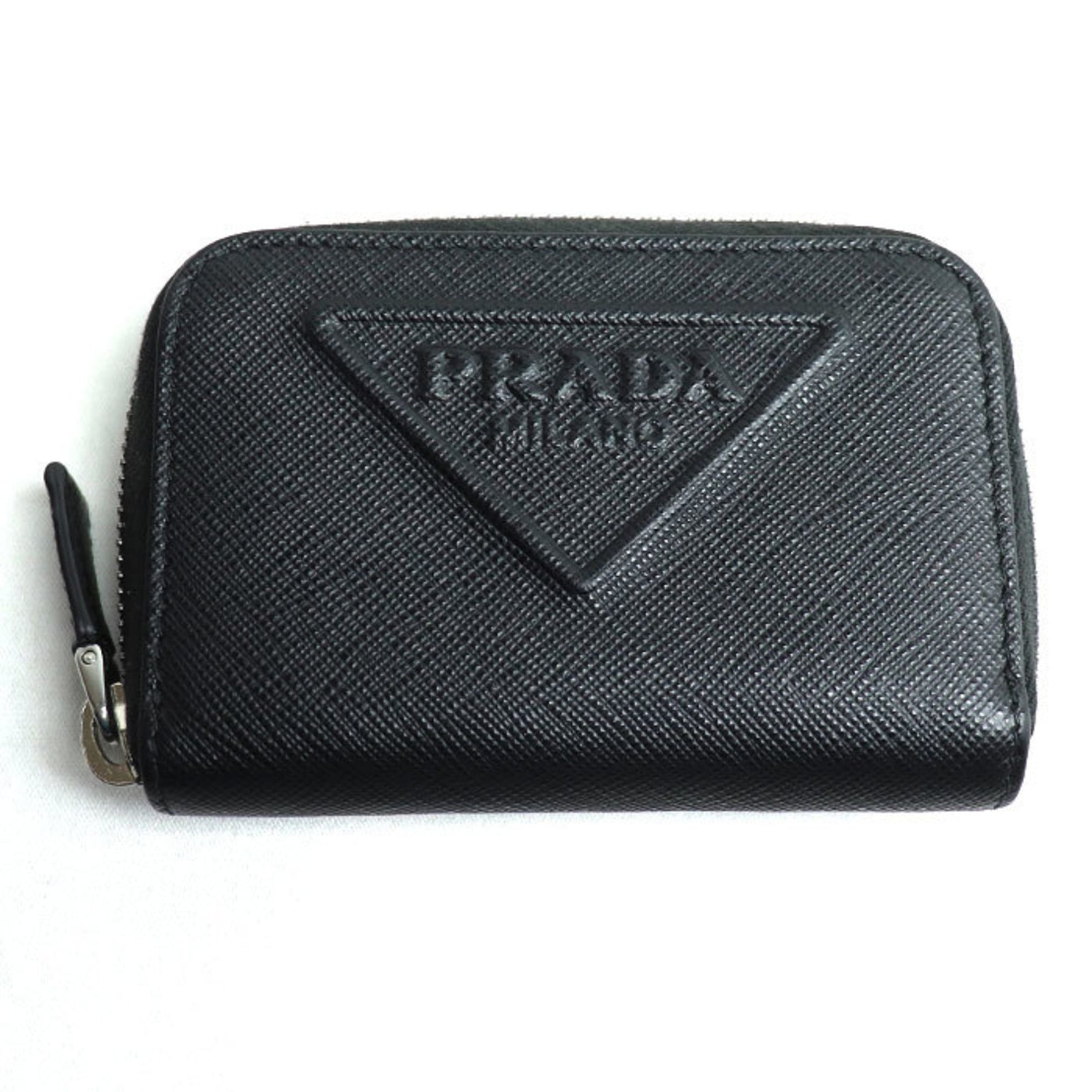 PRADA Saffiano Embossed Coin Case