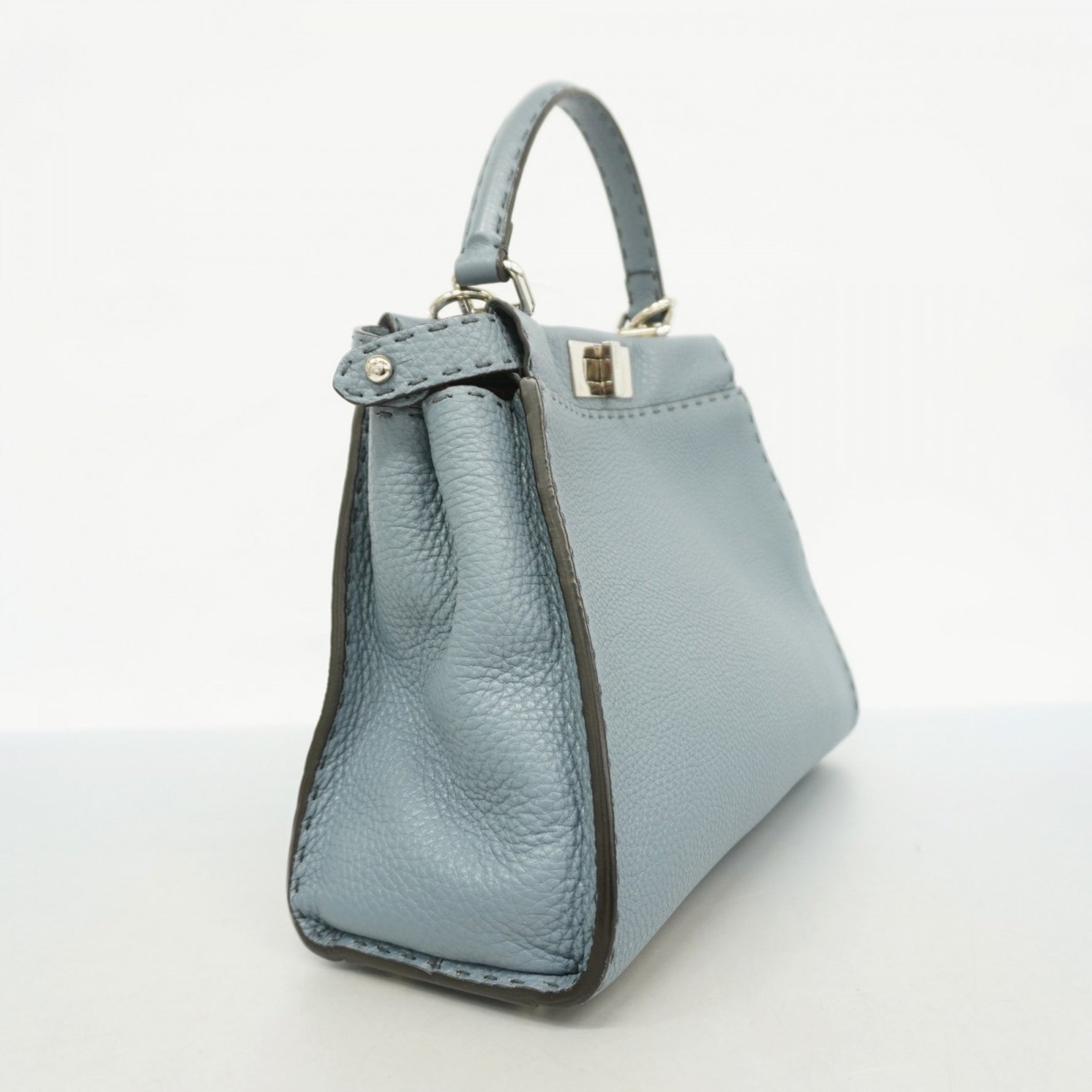 Fendi Selleria Peekaboo Leather Handbag, Bag