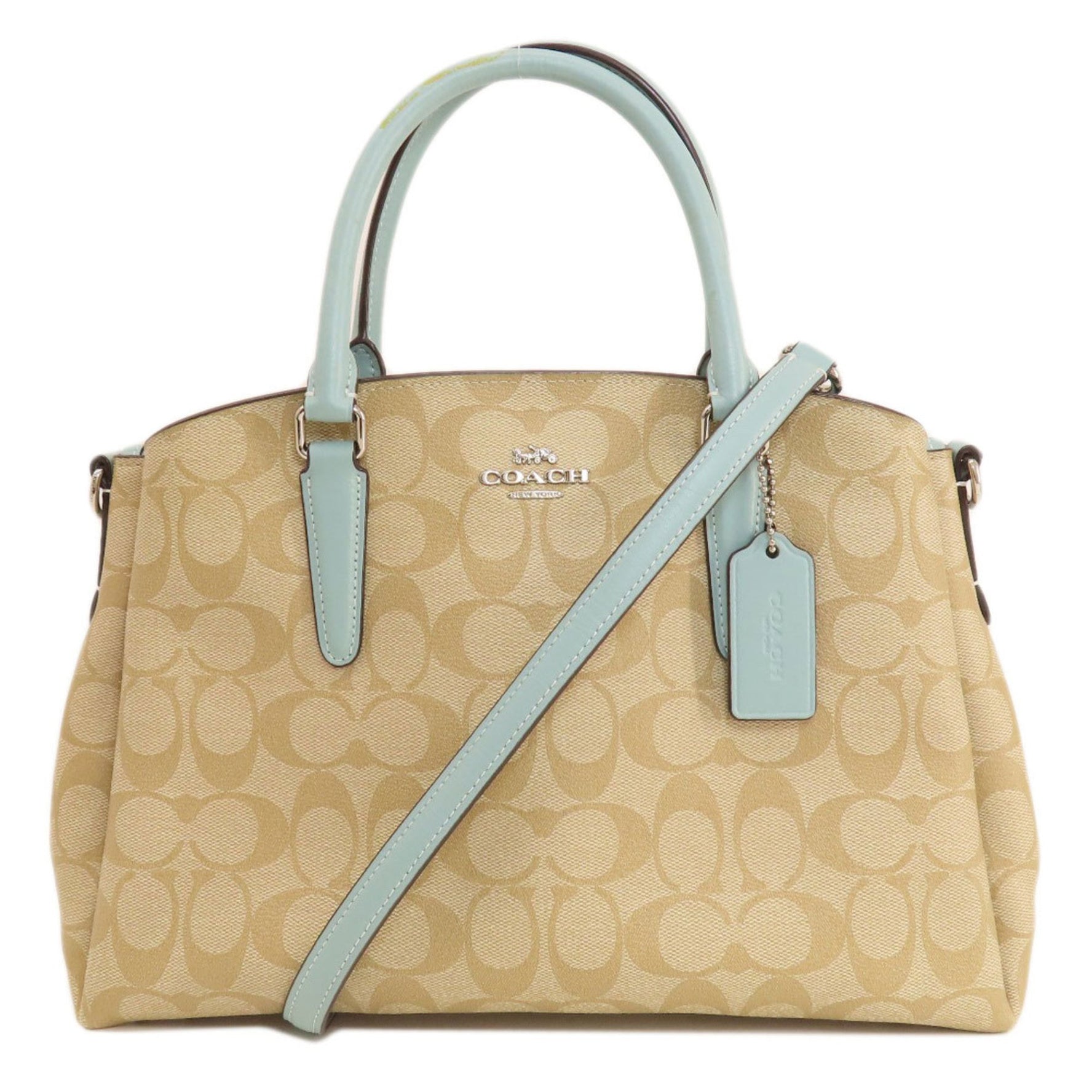 Coach Signature Handbag Leather